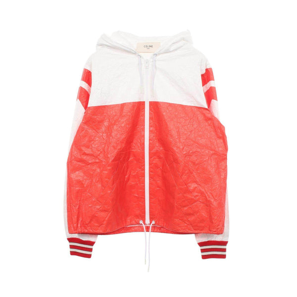 CELINE Crinkled Polyethylene Hooded Jacket