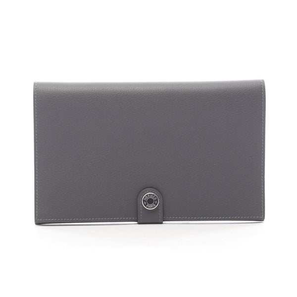 HERMES RMS TOUTANMUN EVERCOLOR LEATHER WALLET