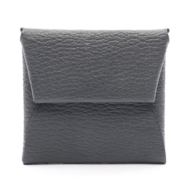 Hermes Bastia Verso Gris Misty Veau Epsom Coin Case