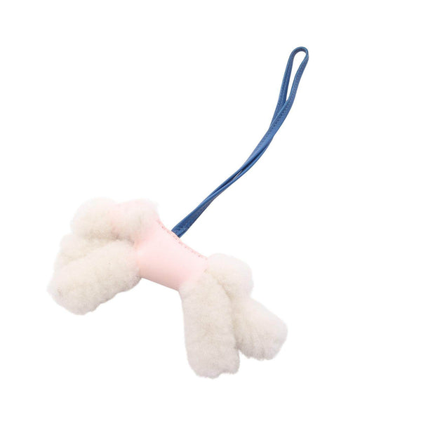Hermes Buddy Charm Lambskin Shearling Charm