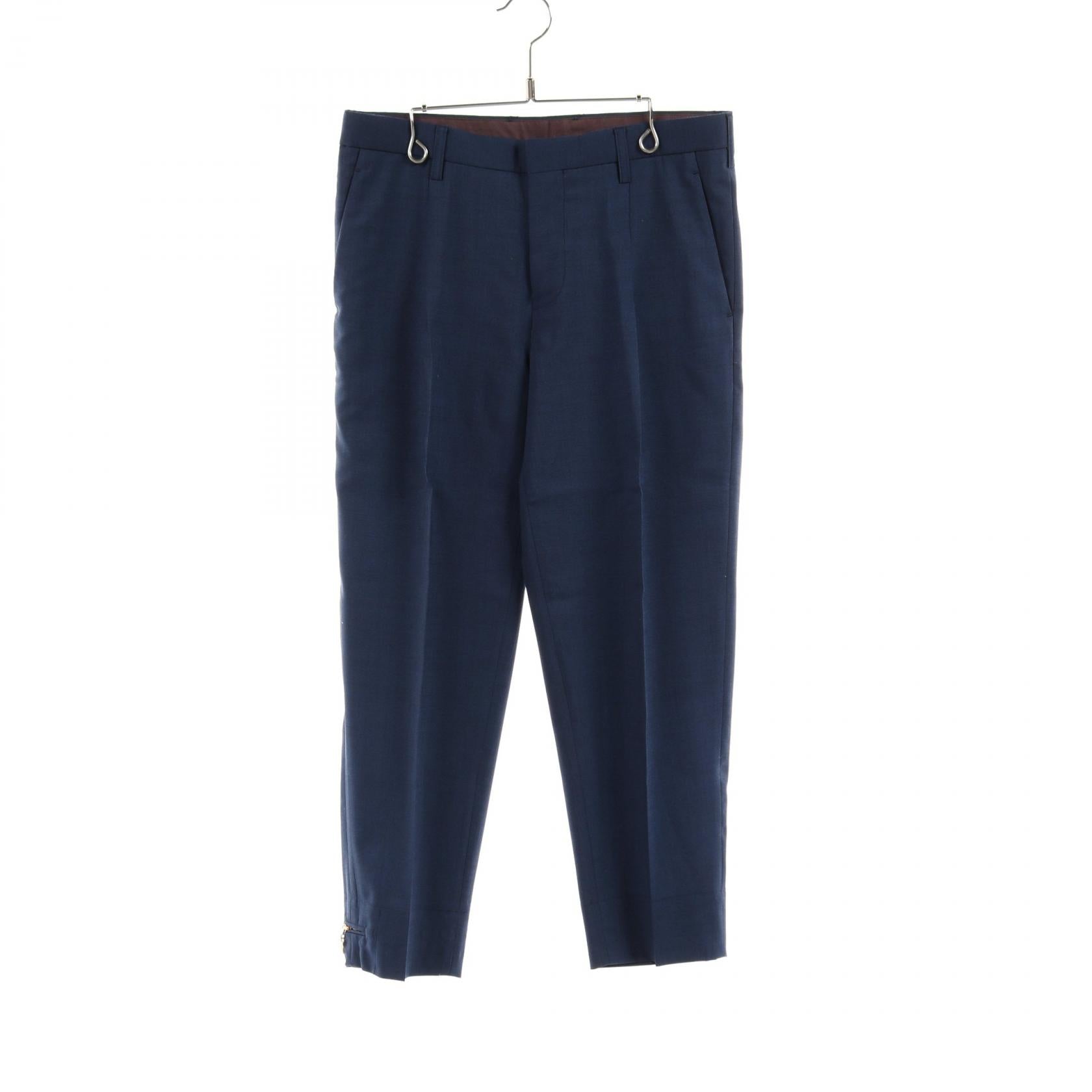 Wool Zip Tapered Pants Navy 21SCM-P26109S