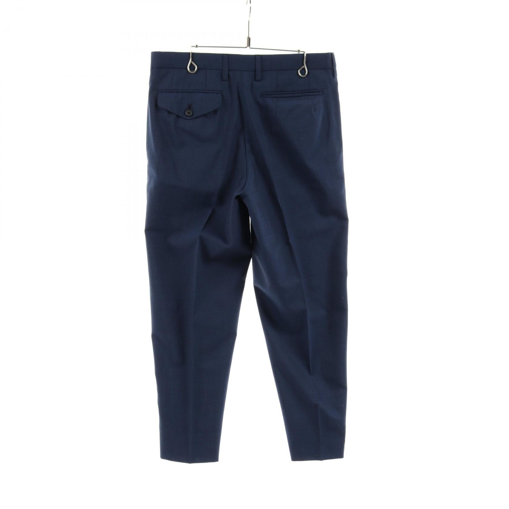 Wool Zip Tapered Pants Navy 21SCM-P26109S