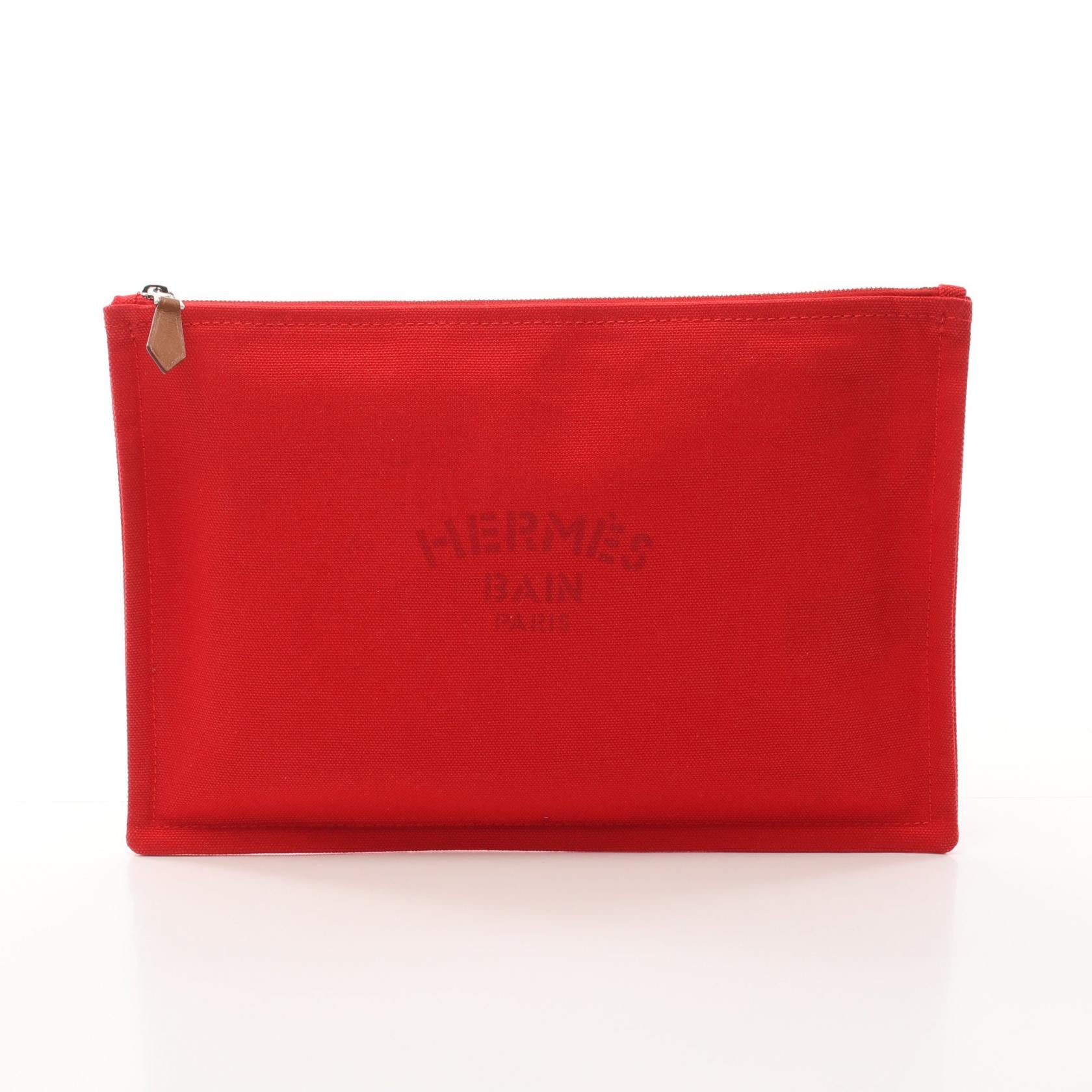 Hermes Yachting GM Flat Canvas Pouch