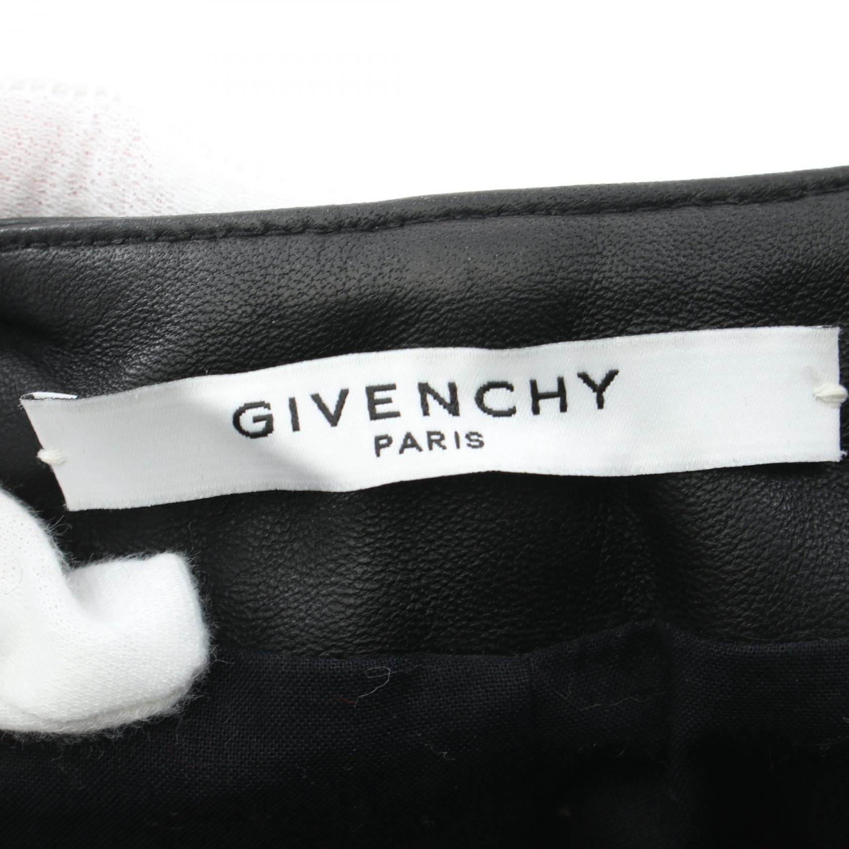 Givenchy Leather Cotton Outerwear Black