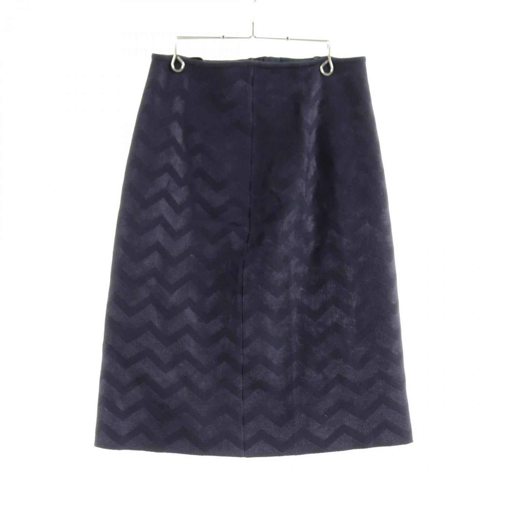 ALAIA Wool Skirt Navy Used