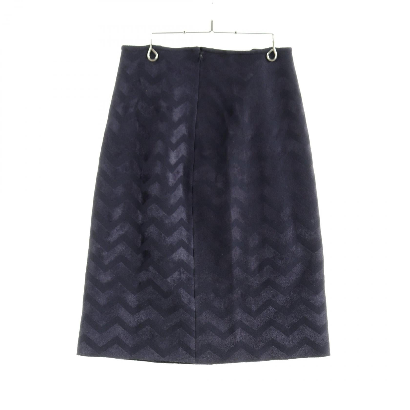 ALAIA Wool Skirt Navy Used