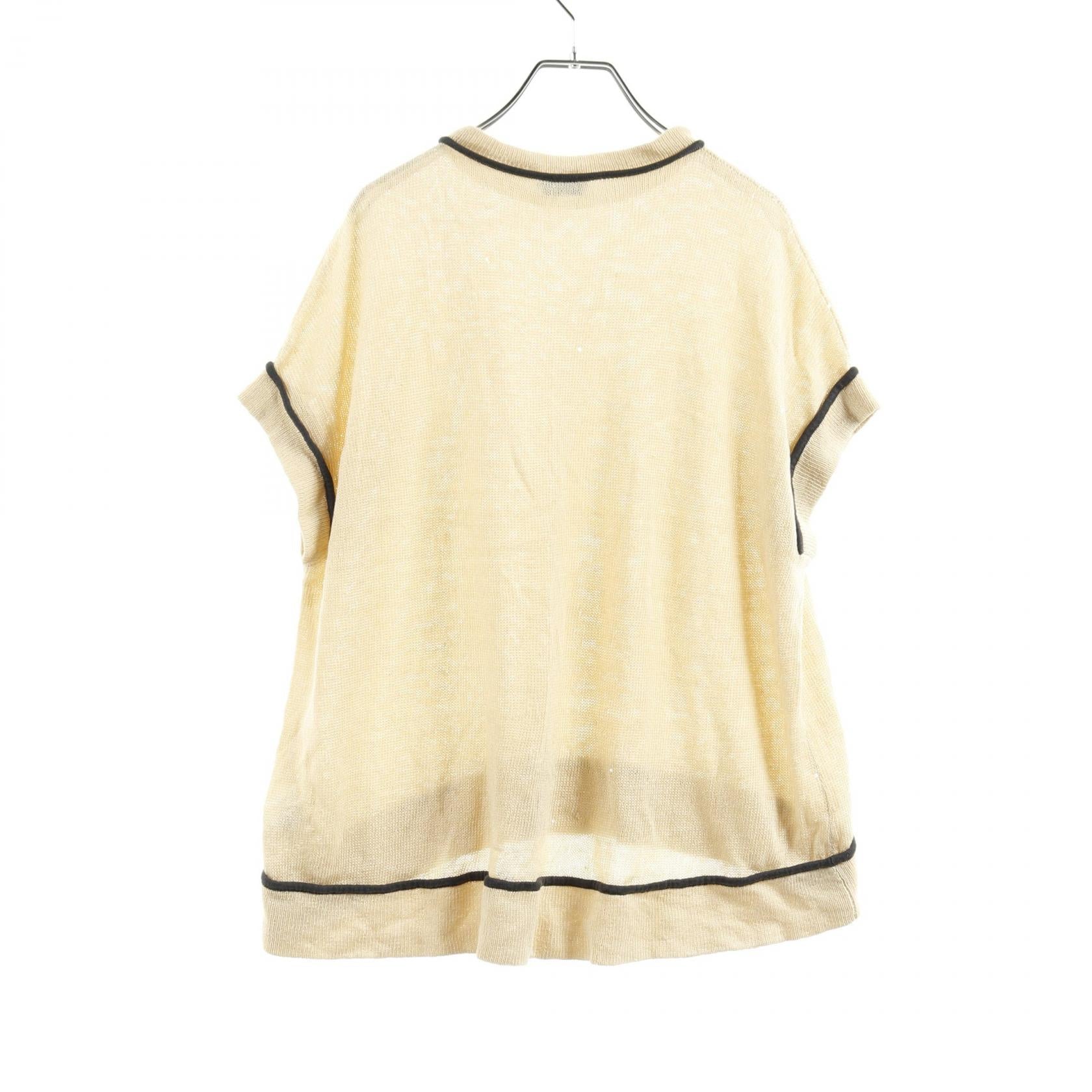 Brunello Cucinelli Fabric Top Beige