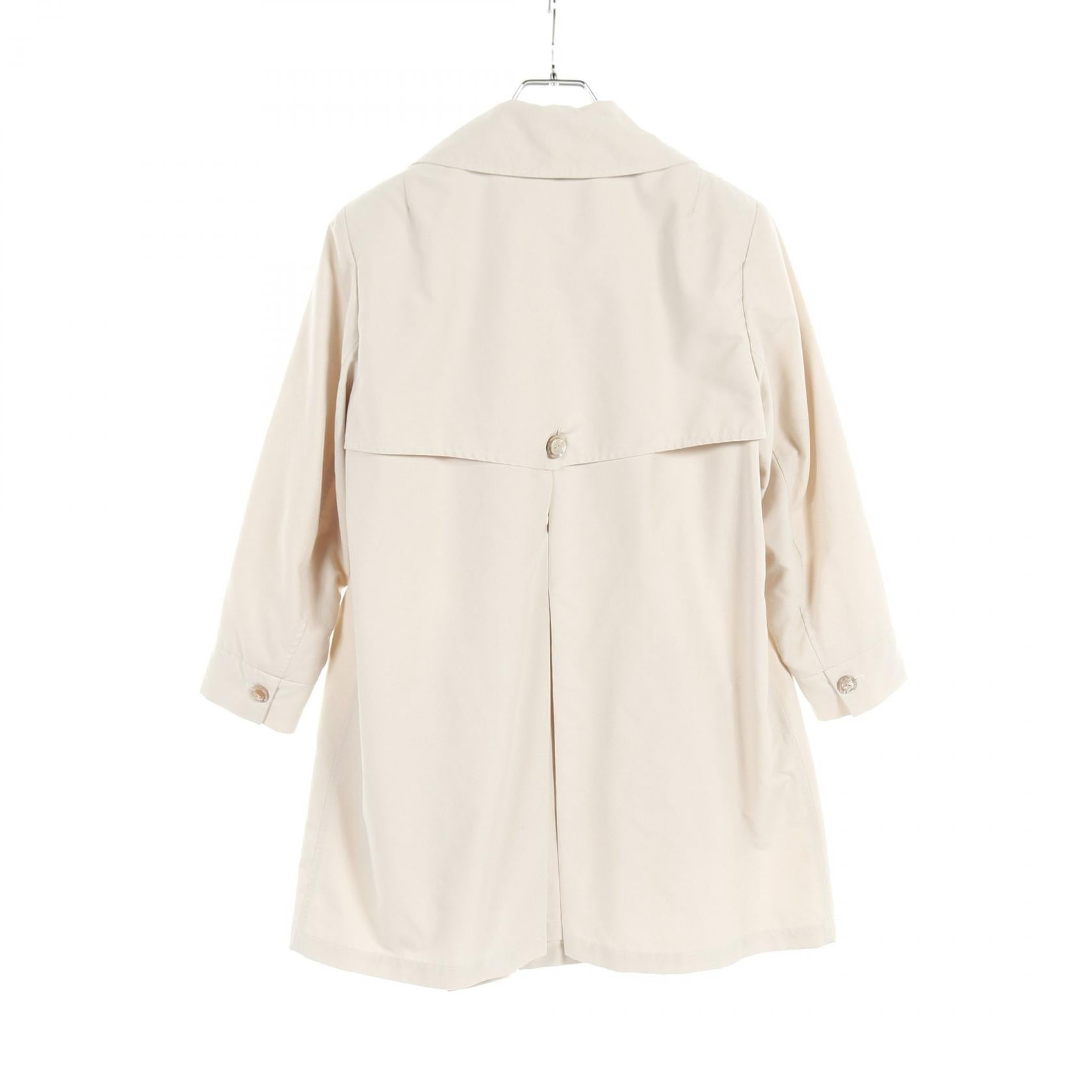 Fendi Polyester Trench Coat Ivory