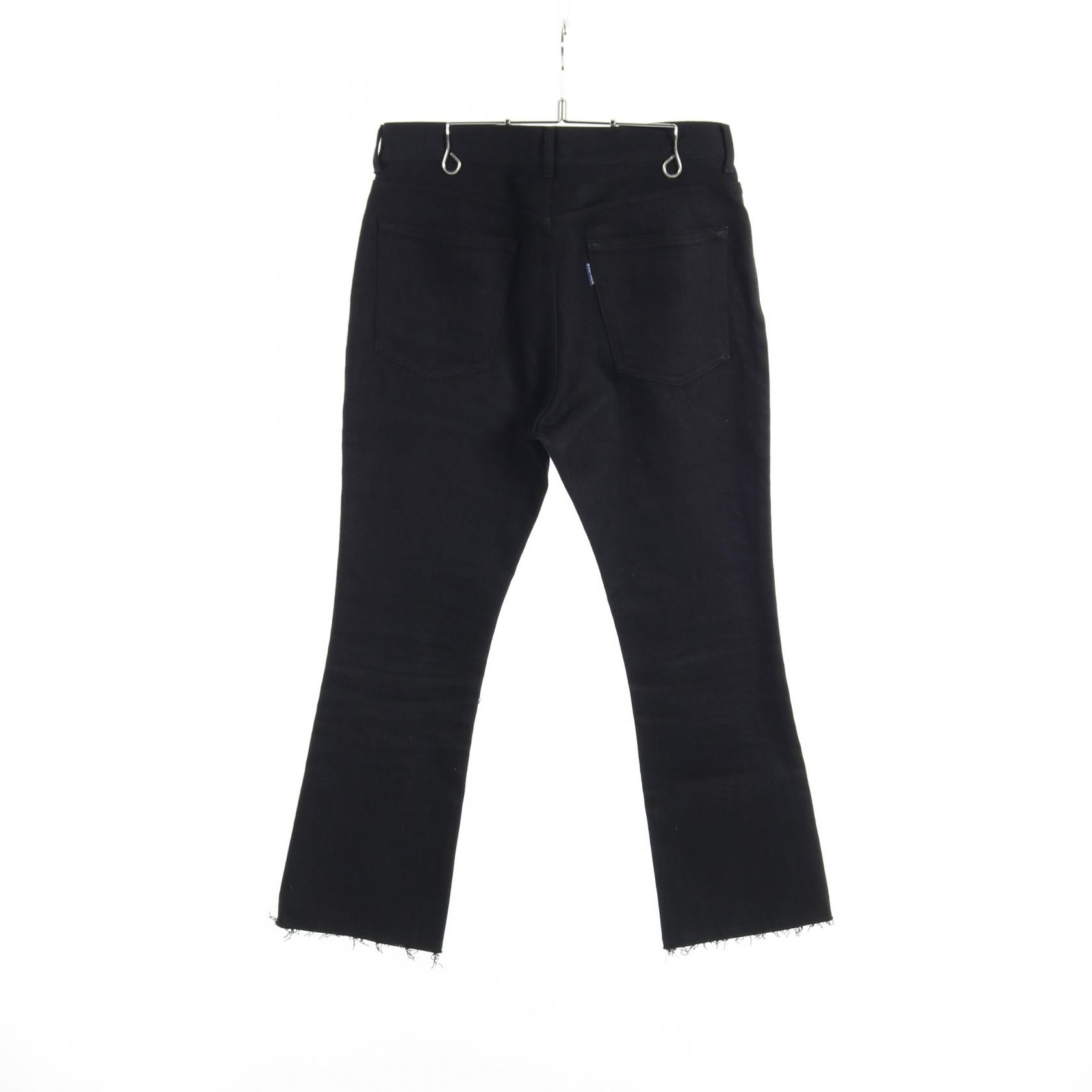 MADISONBLUE Slim Flare Denim Pants Black