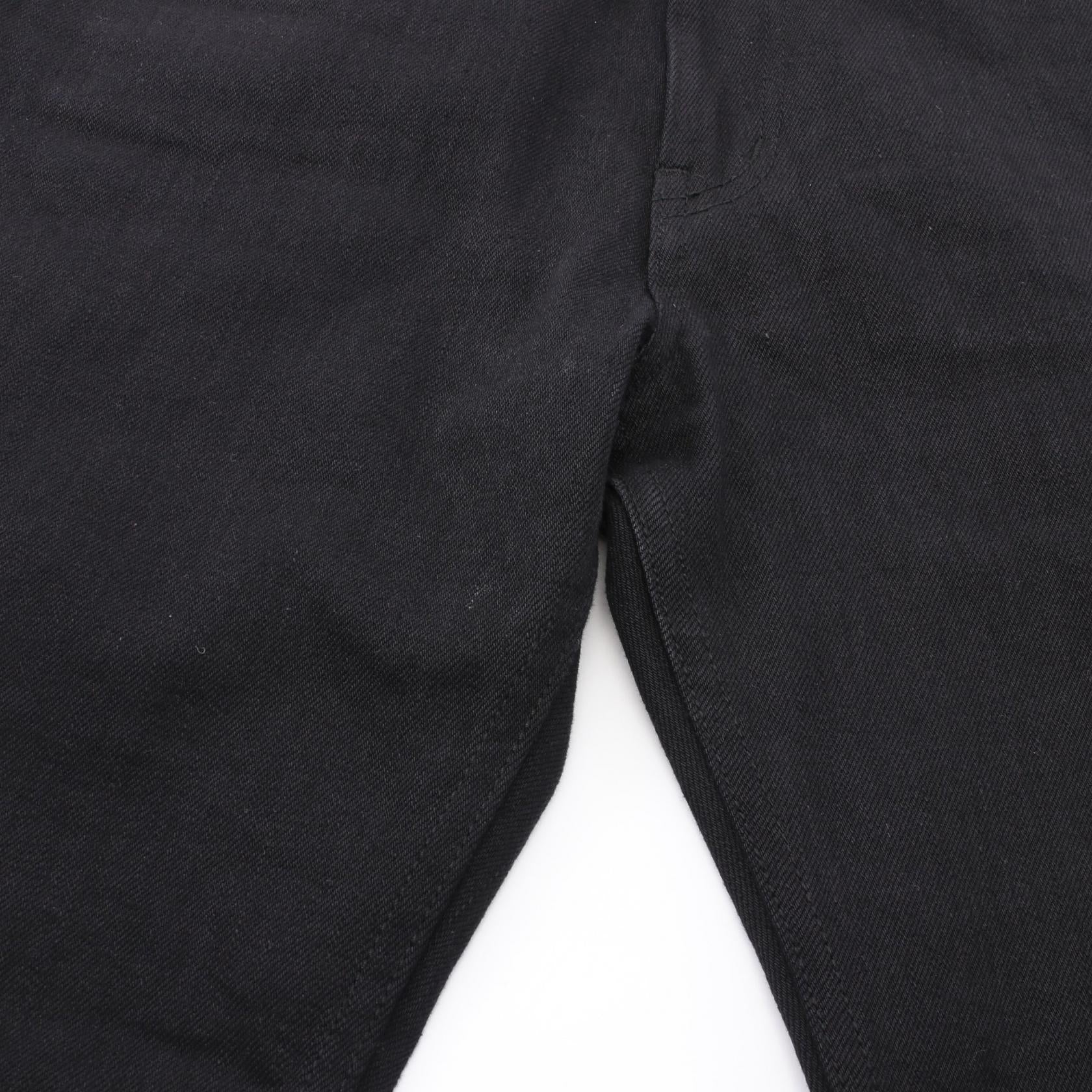 MADISONBLUE Slim Flare Denim Pants Black