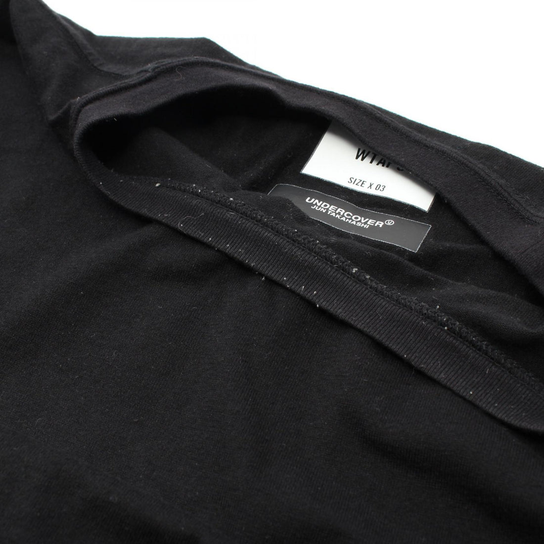 WTAPS × UNDERCOVER Cotton T-Shirt Black