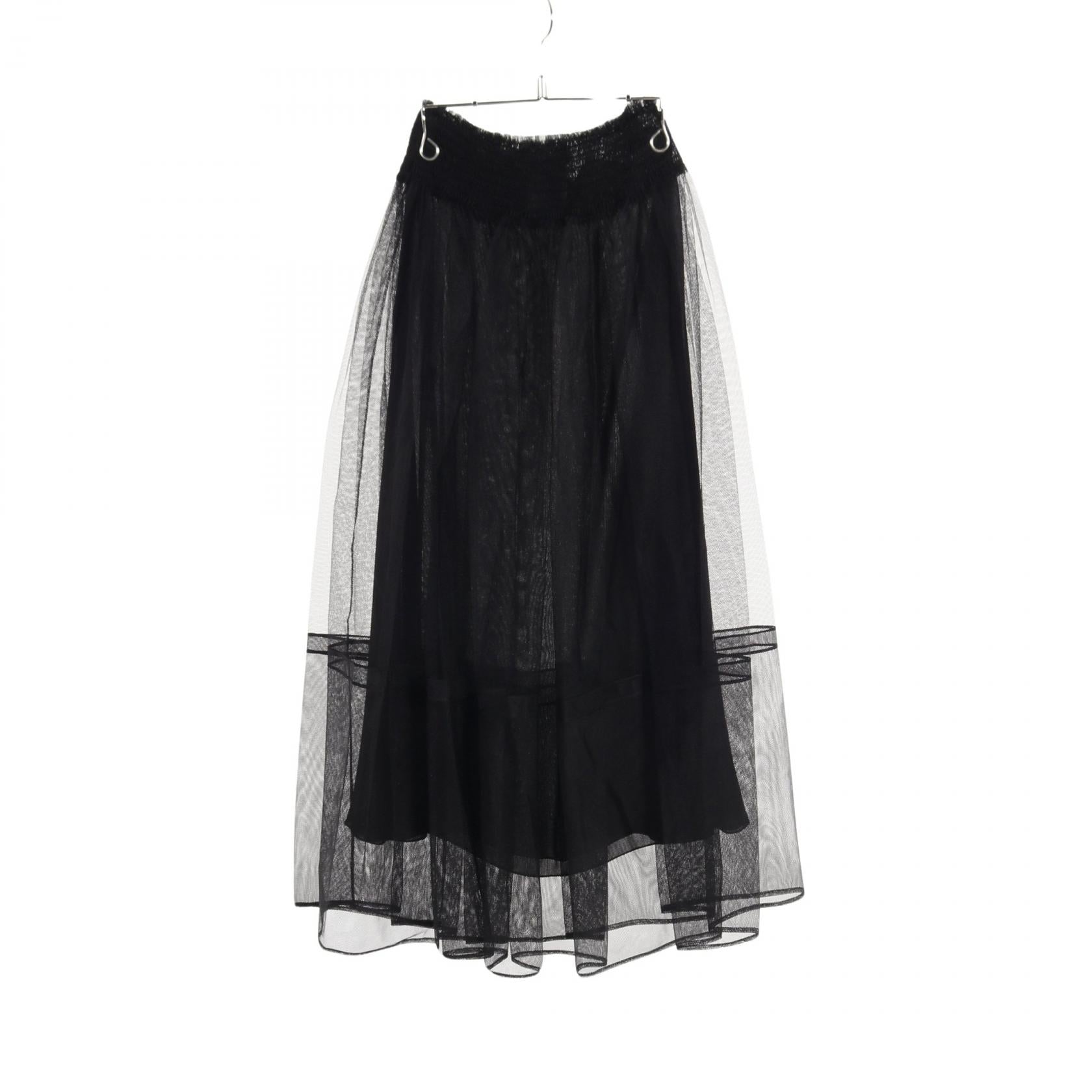 Dior Nylon Skirt Black 221J37A8801