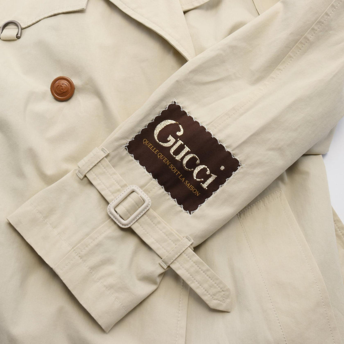 Gucci Cotton Trench Coat Outerwear