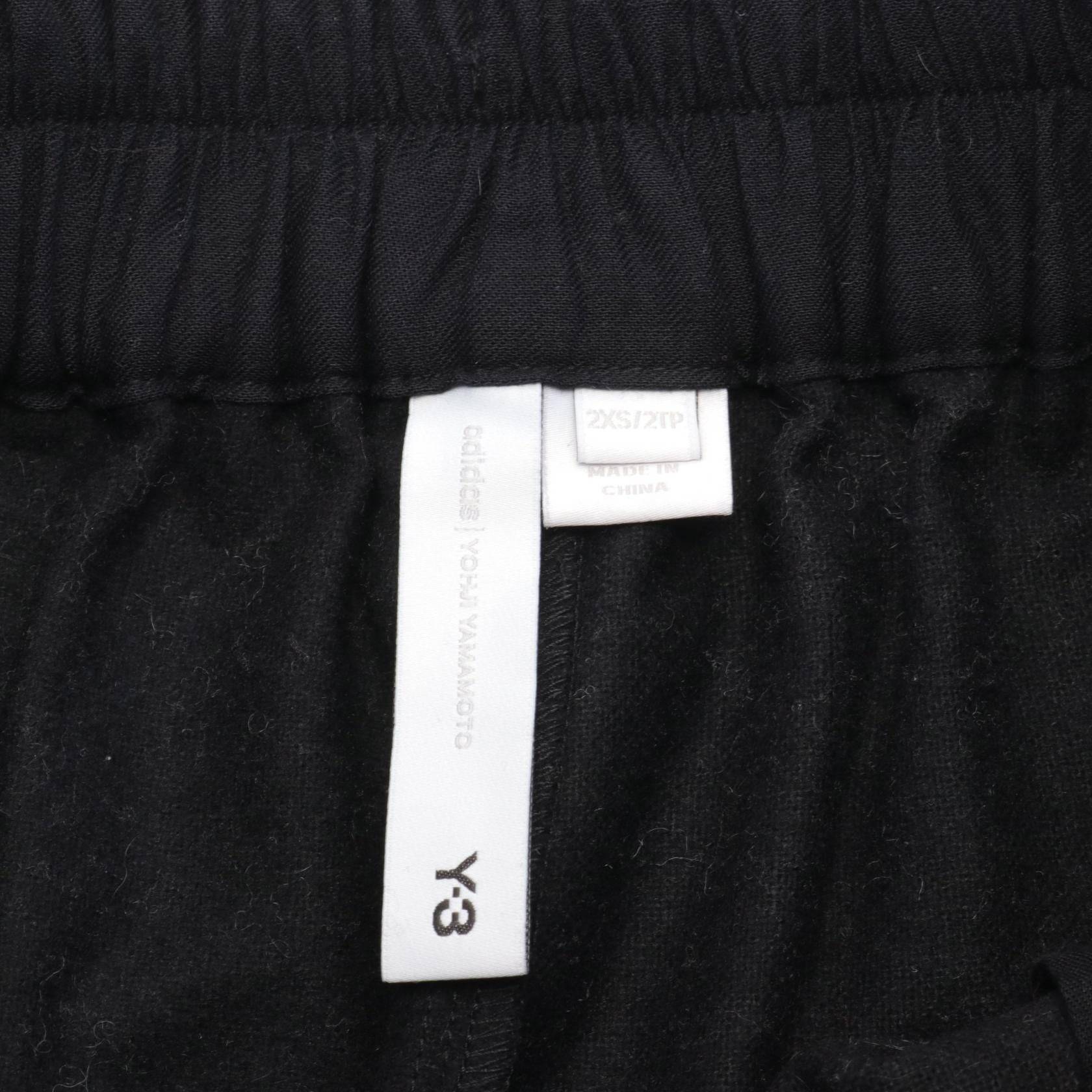 Y-3 Wool Polyester Pants Black A2E001