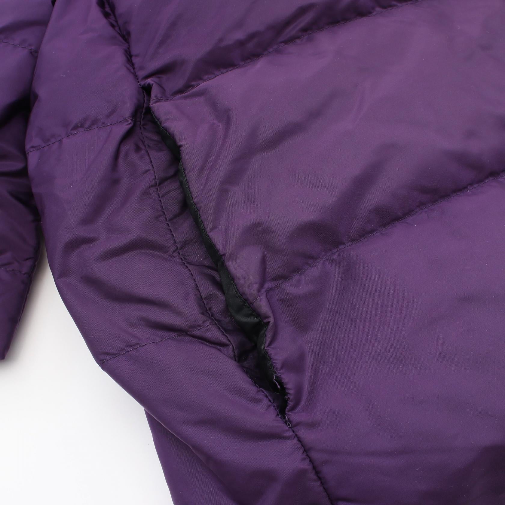 Miu Miu Nylon Down Jacket Purple