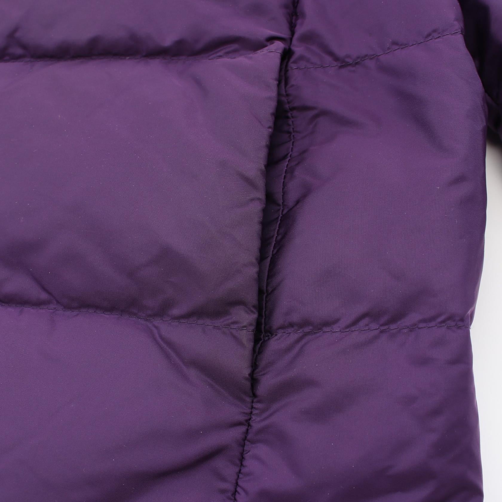 Miu Miu Nylon Down Jacket Purple