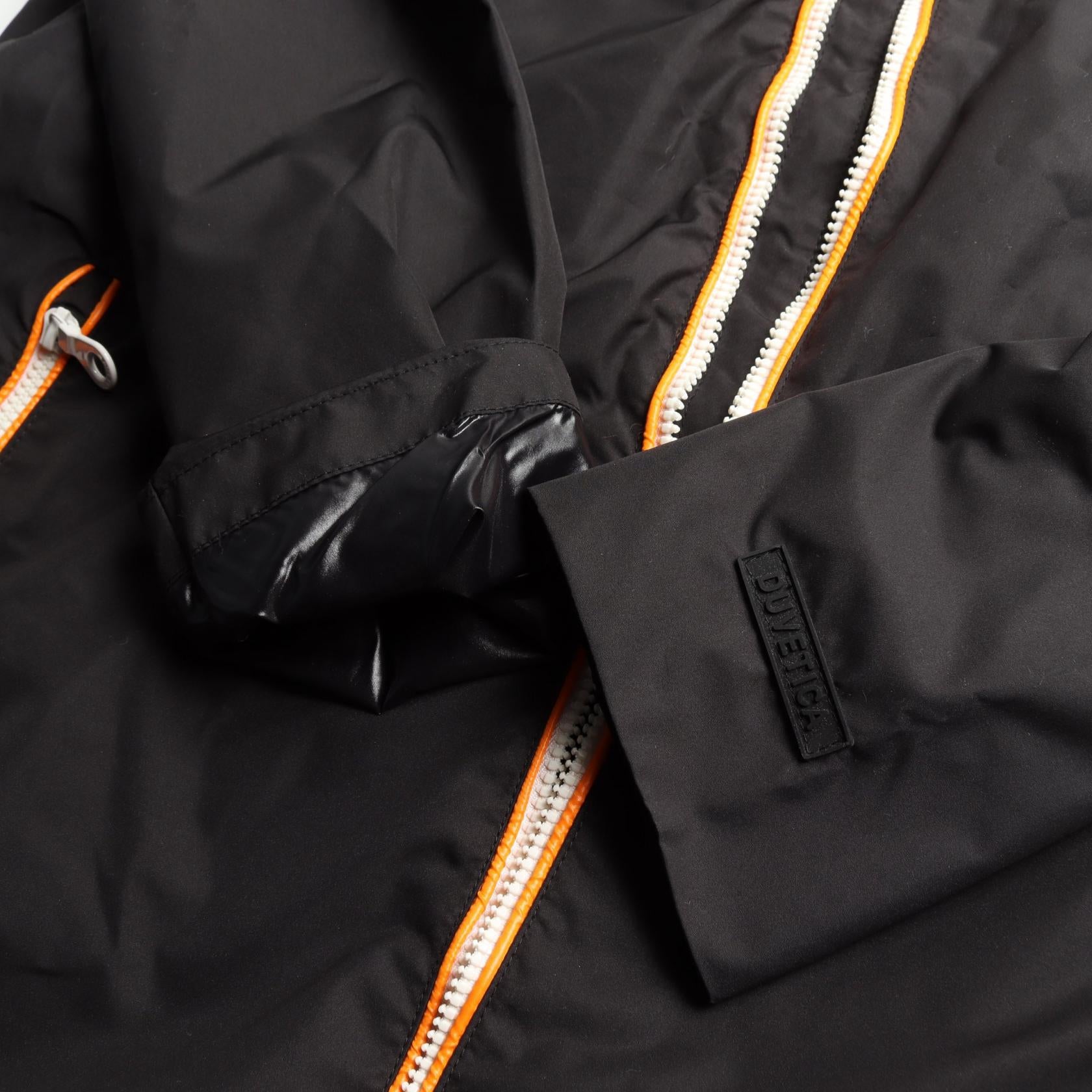 DUVETICA Nylon Mountain Parka Black/Orange