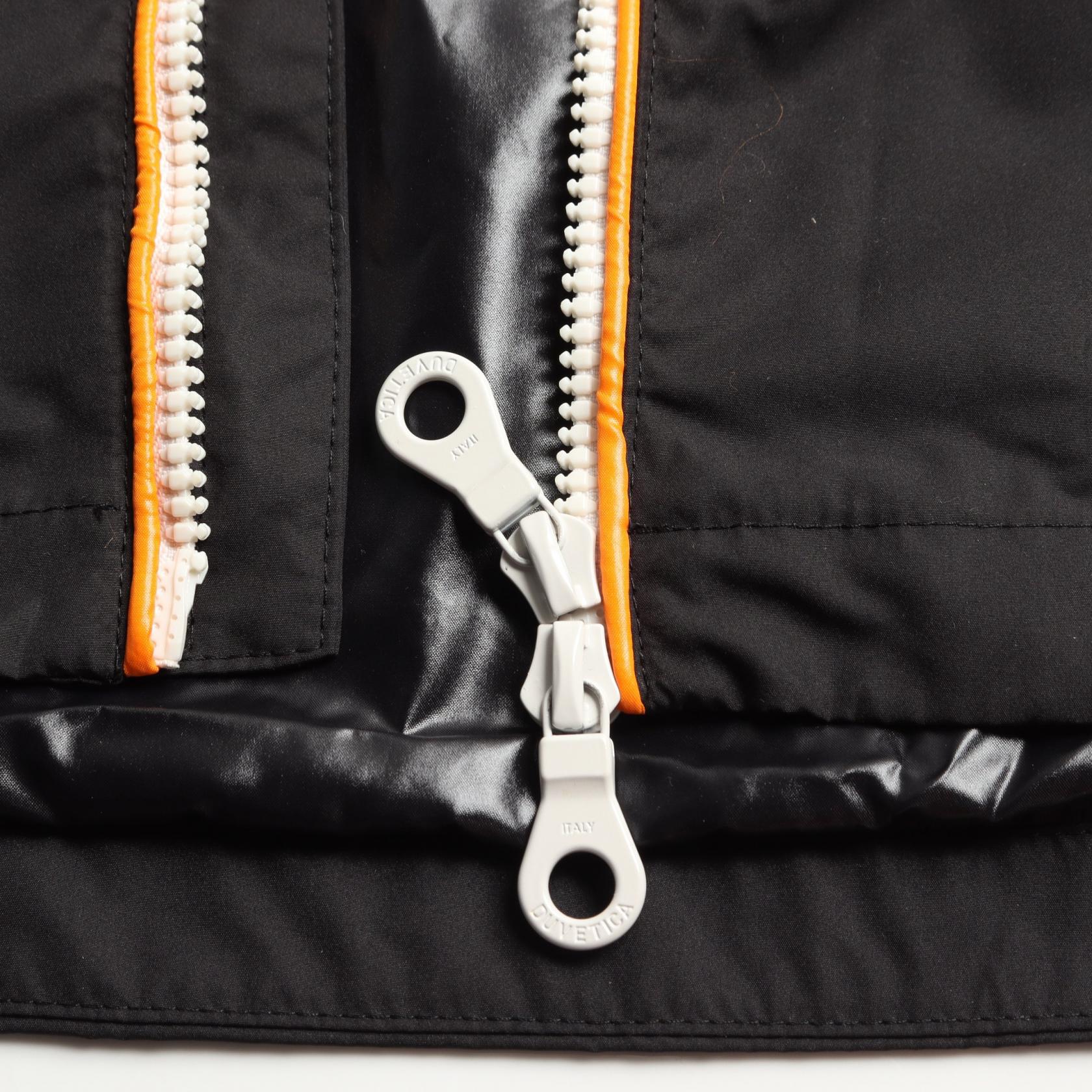 DUVETICA Nylon Mountain Parka Black/Orange