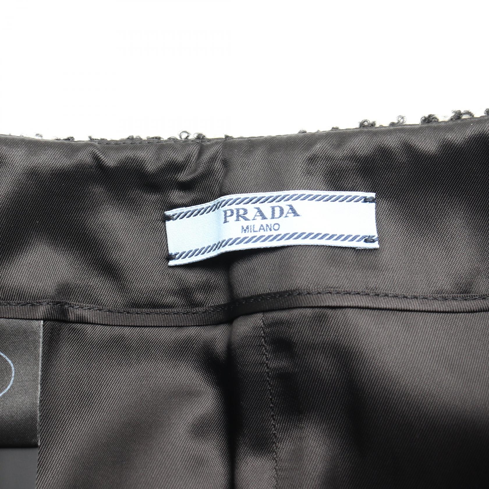 Prada Wool Skirt Black/White