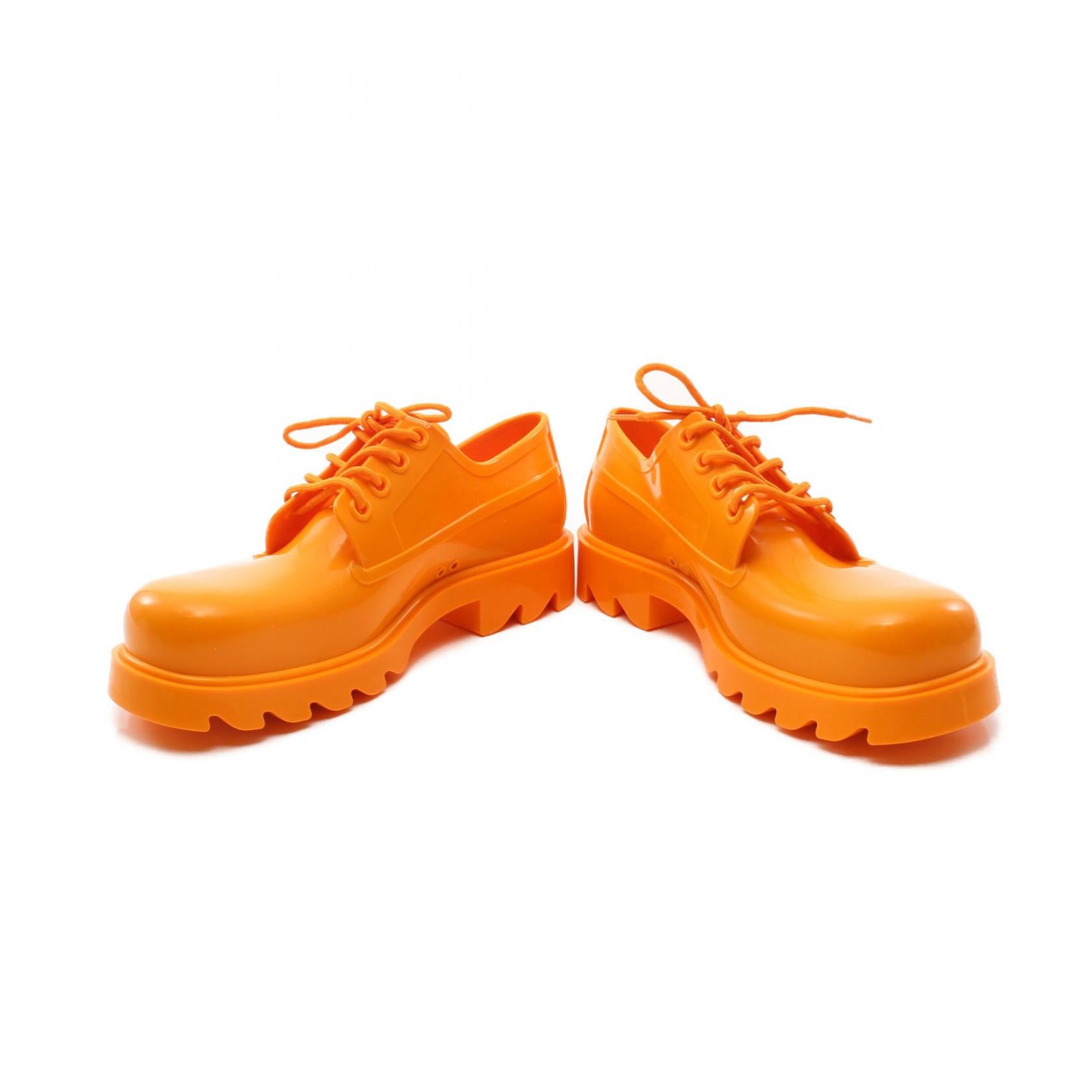 Bottega Veneta Stride Rubber Shoes Orange