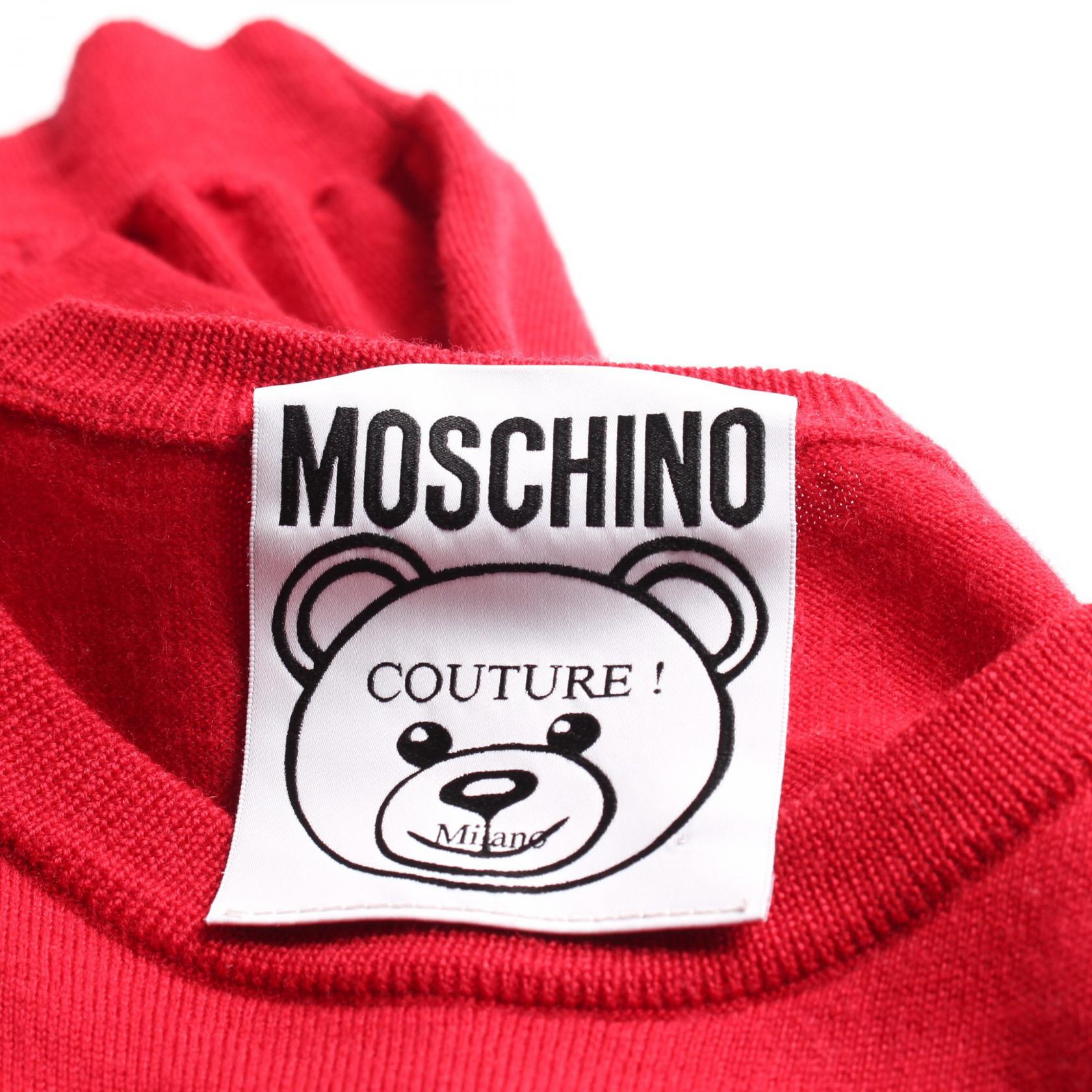 Moschino Transformers Bear Wool Knit Top