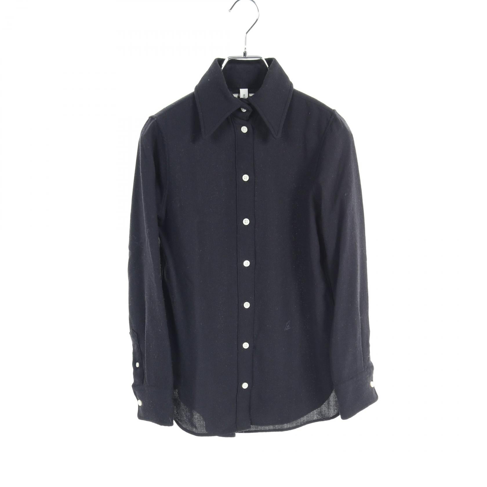 MADISONBLUE Wool Top Navy XS