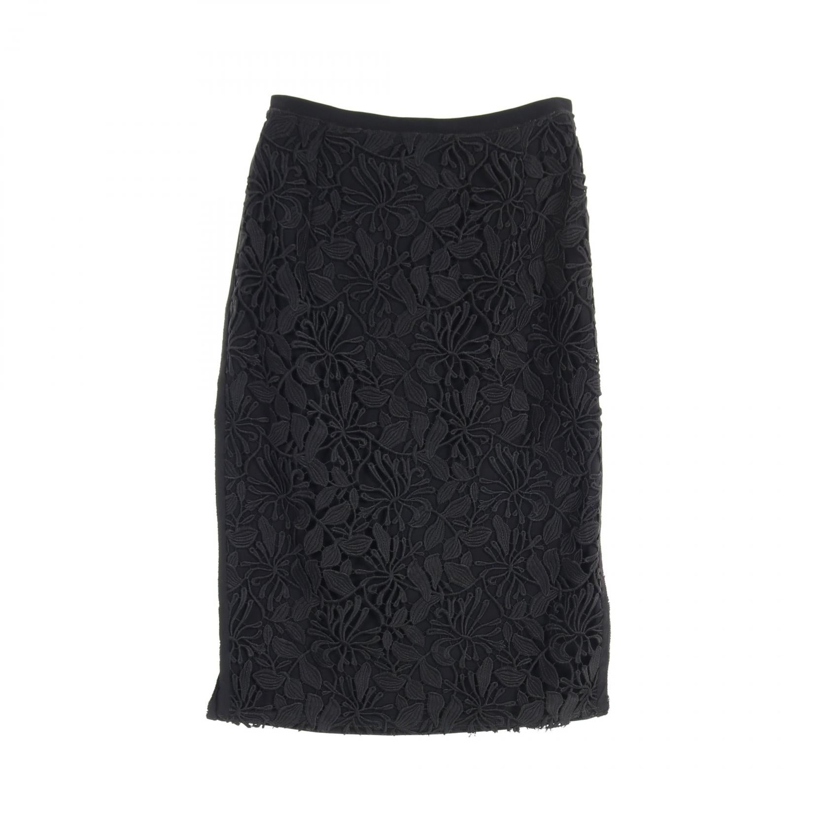 Numero Ventuno N°21 Polyester Skirt Black