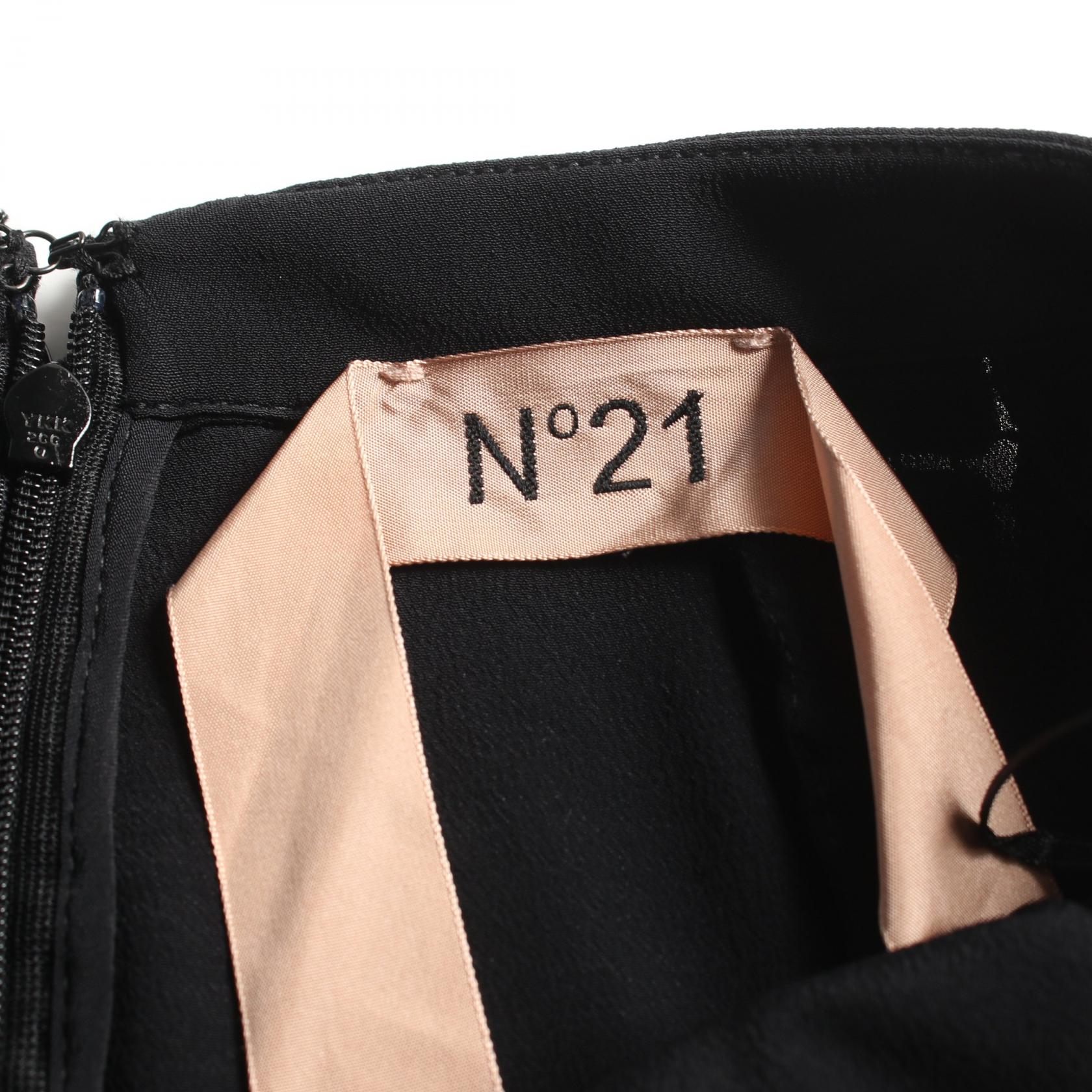 Numero Ventuno N°21 Polyester Skirt Black