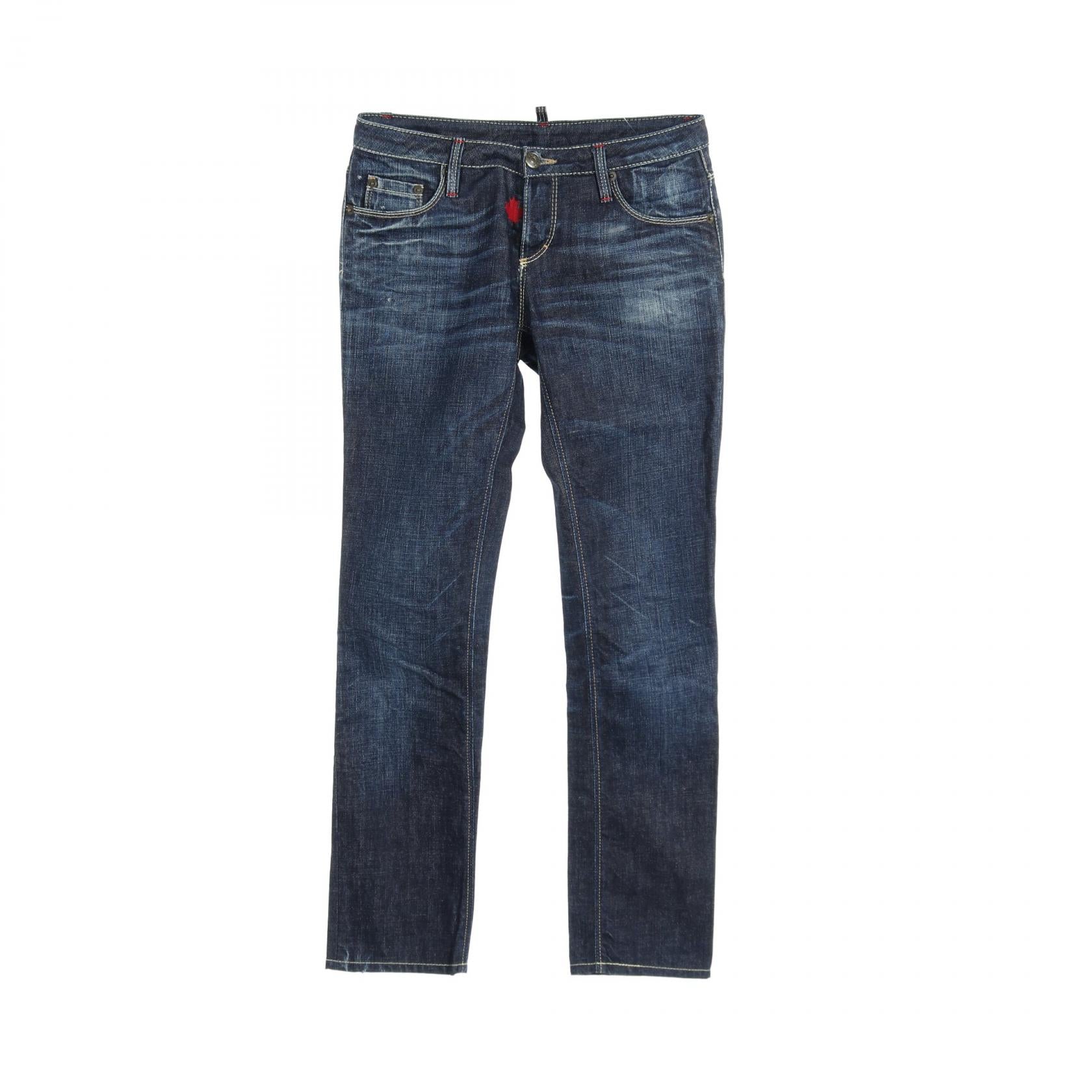 DSQUARED2 Men's Cotton Denim Pants Navy