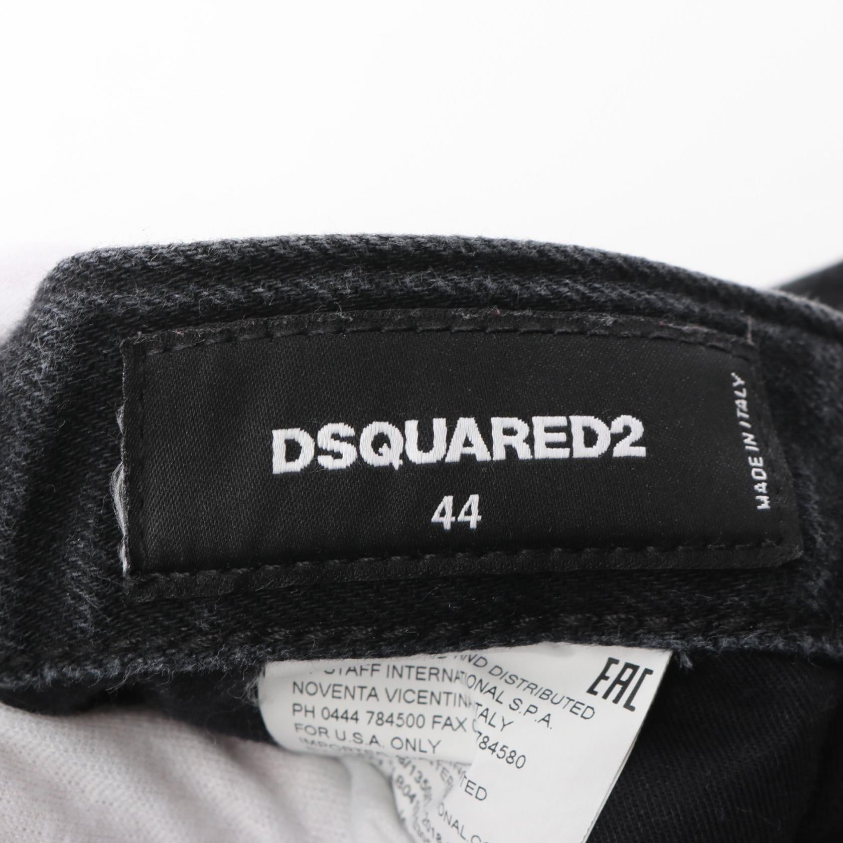 DSQUARED2 Women's Black Denim Pants