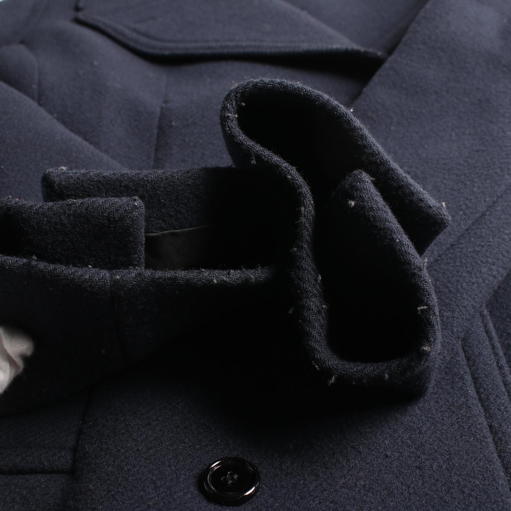 Chloe Wool Peacoat Navy Outerwear