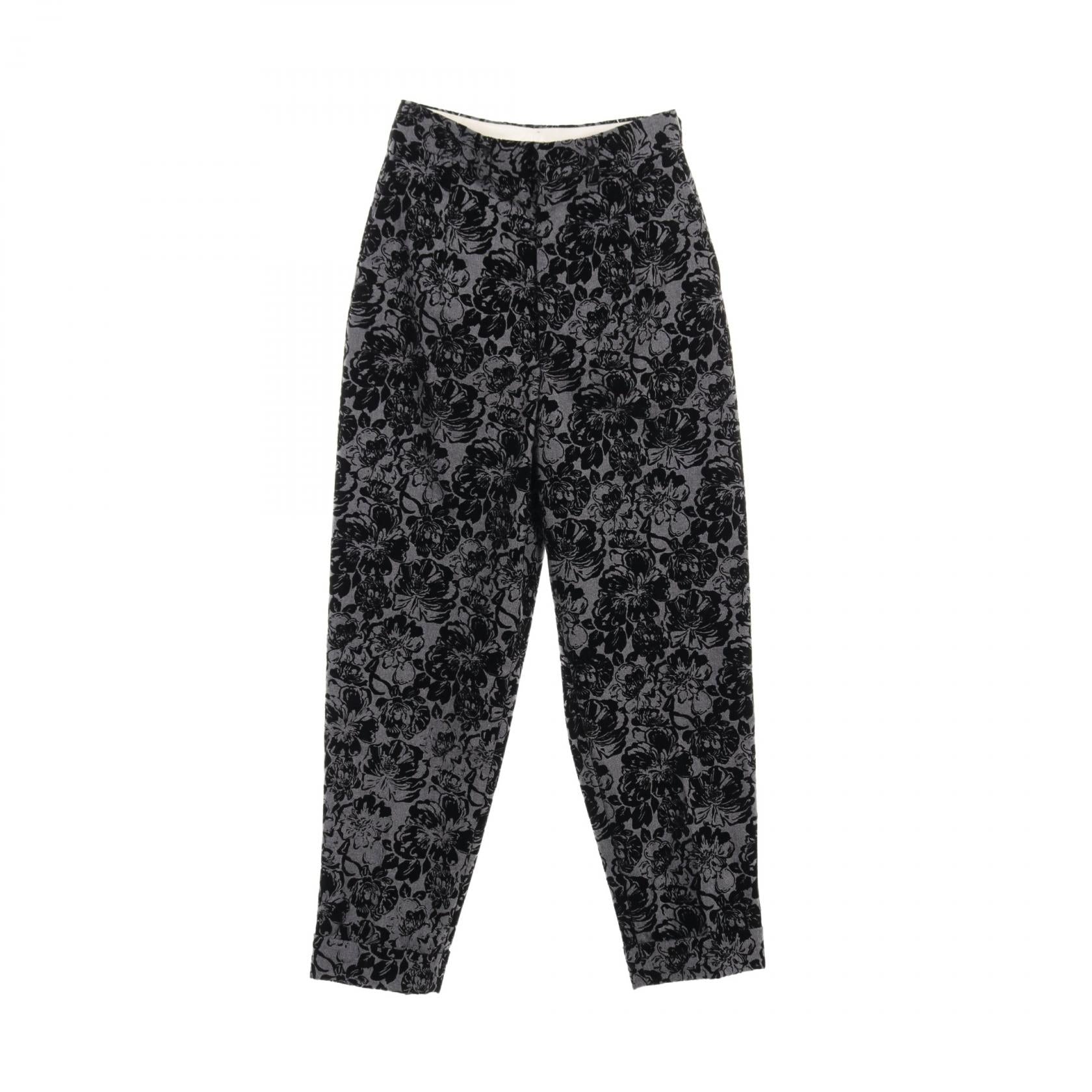 TOGA Wool Flock Print Pants Gray