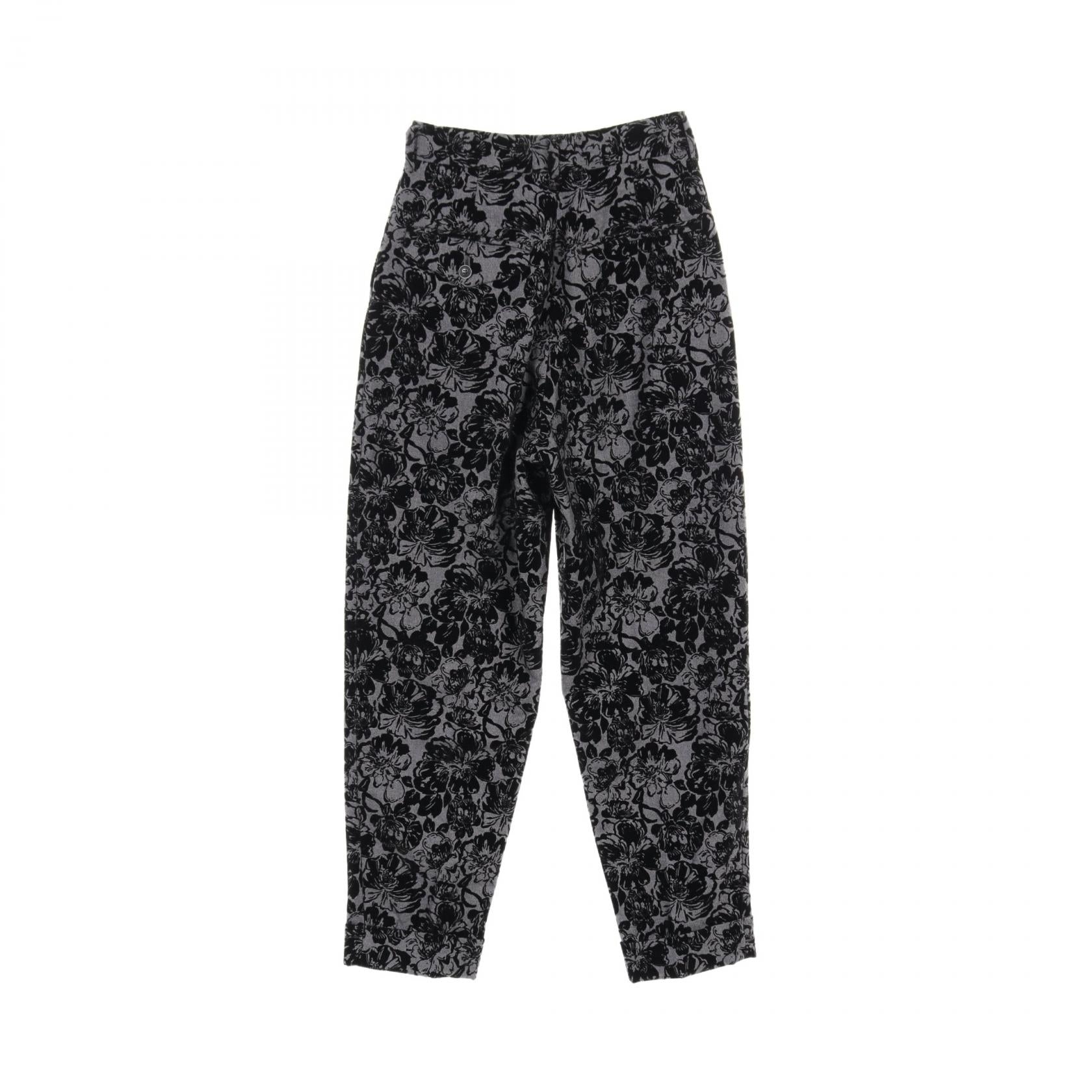 TOGA Wool Flock Print Pants Gray