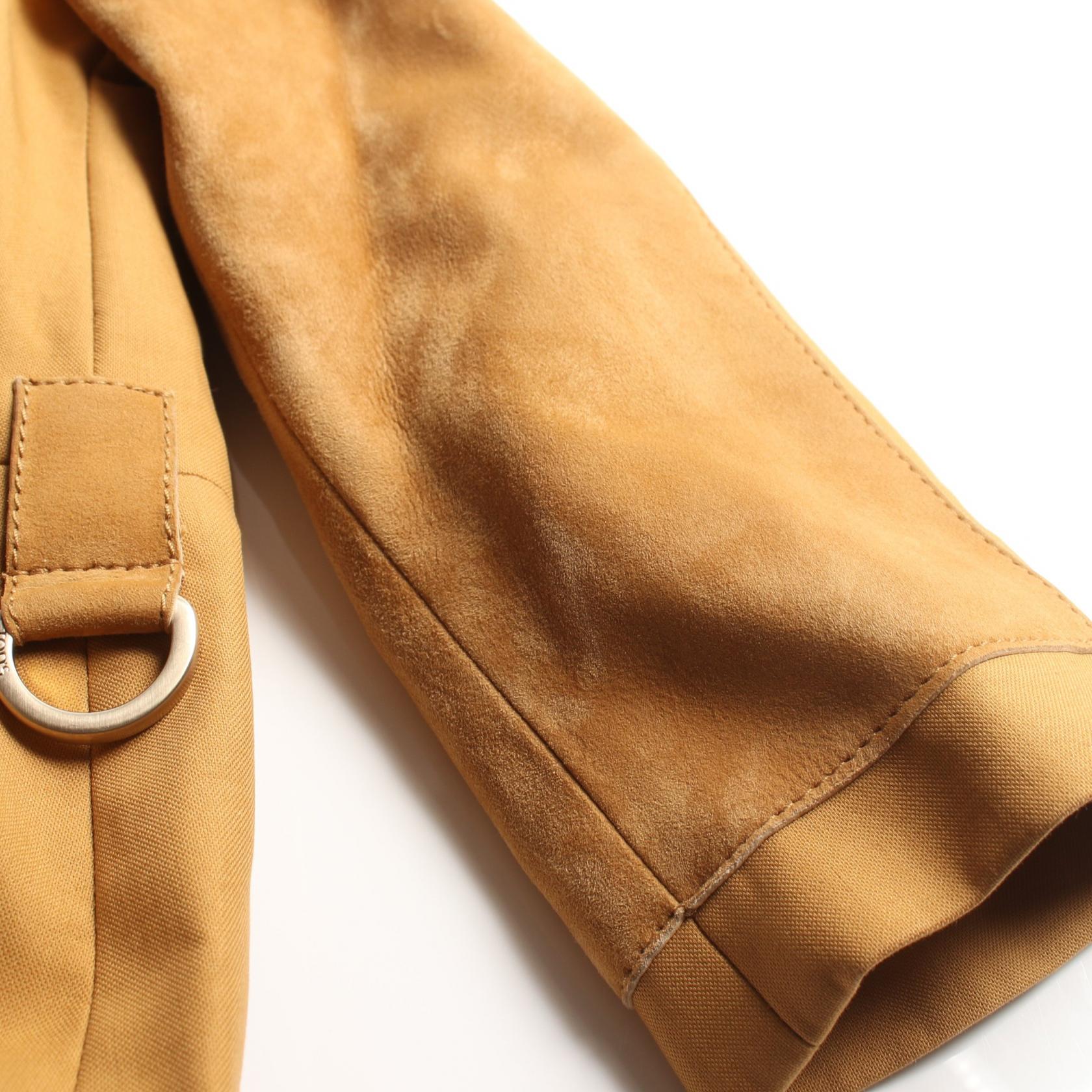 Tod's Suede Cotton Outerwear Brown