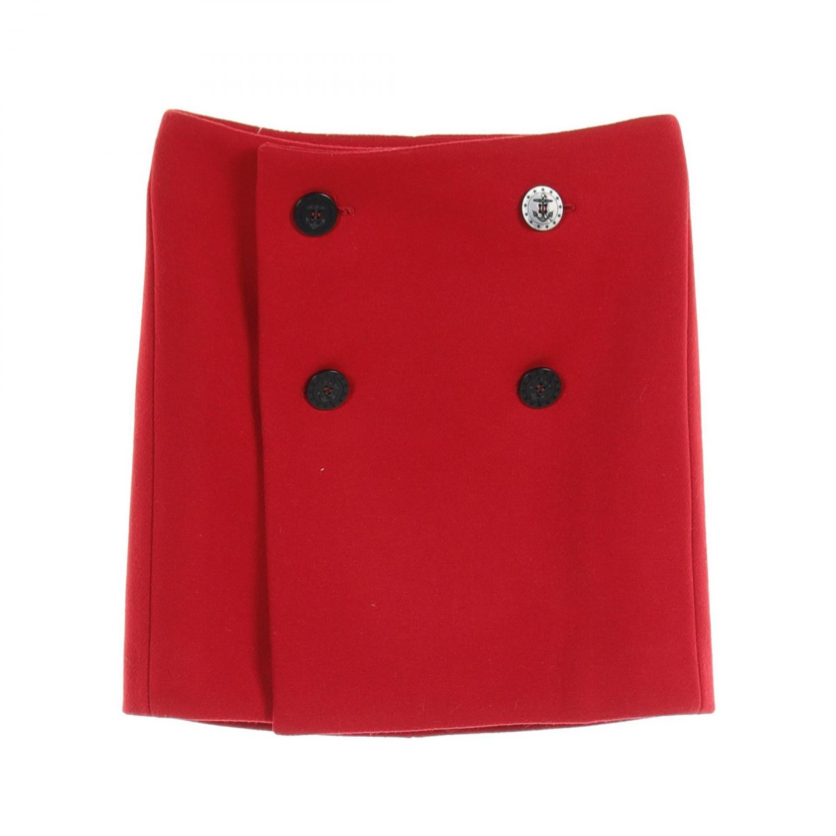 DSQUARED2 Wool Skirt Red Used