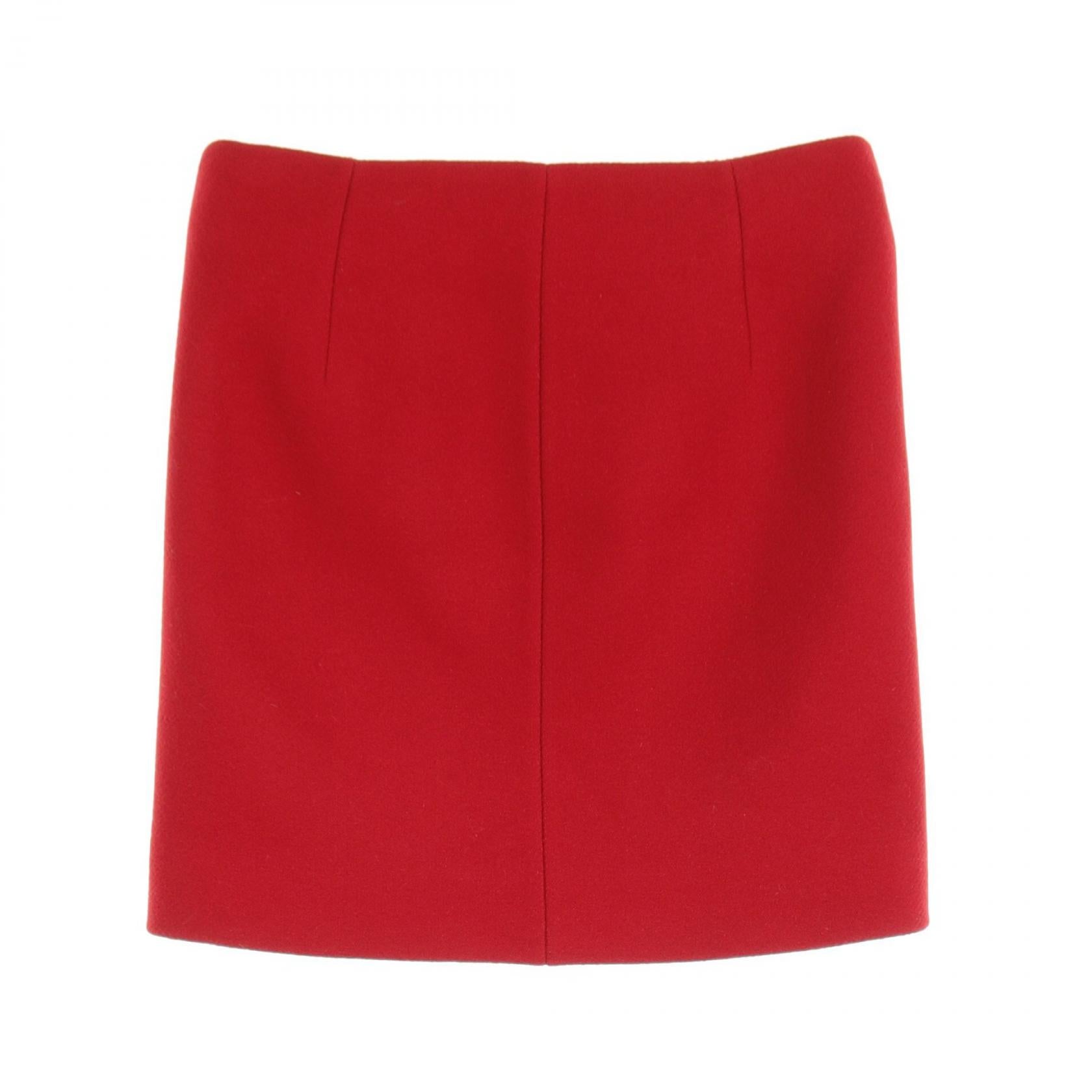 DSQUARED2 Wool Skirt Red Used