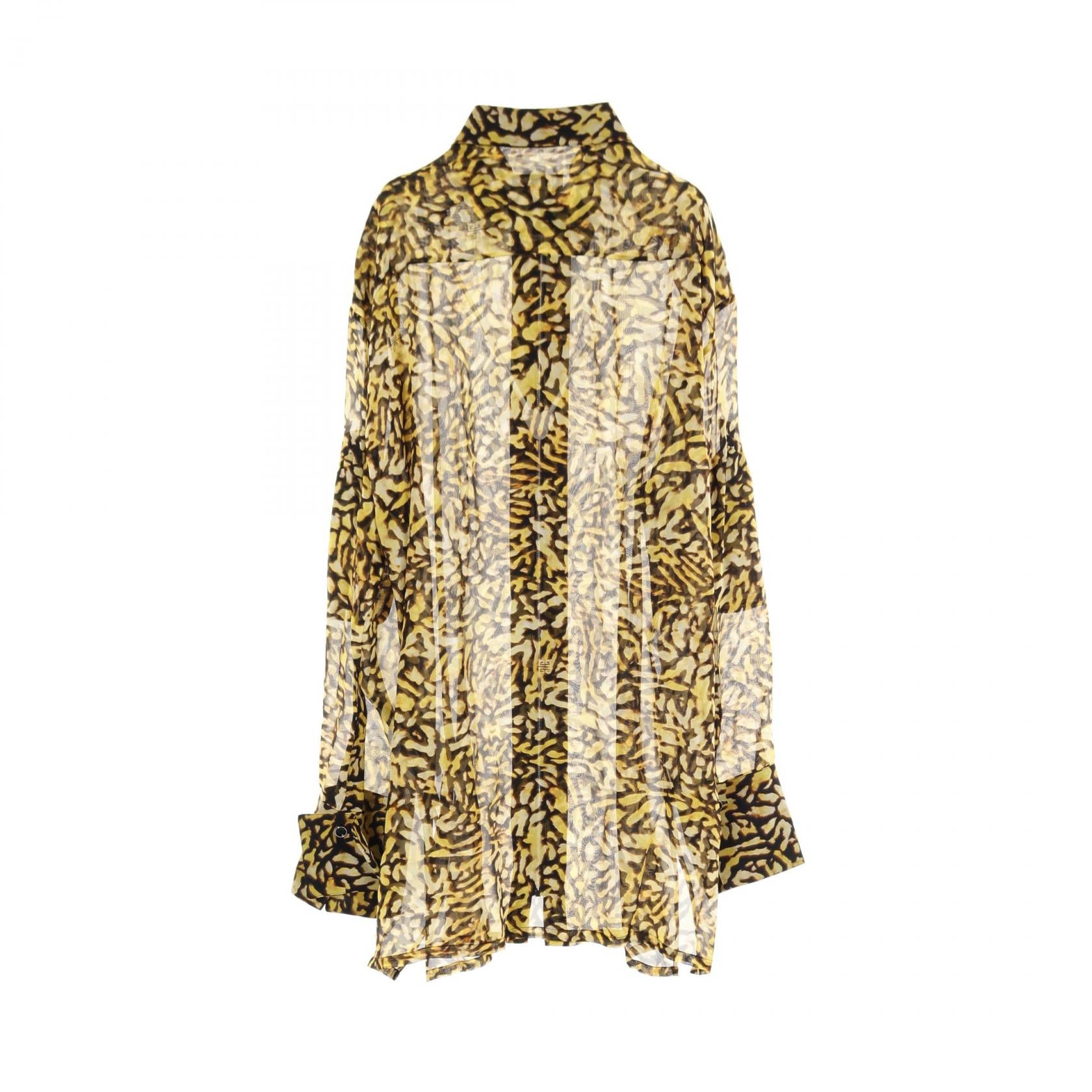 Givenchy Silk Top Yellow/Black