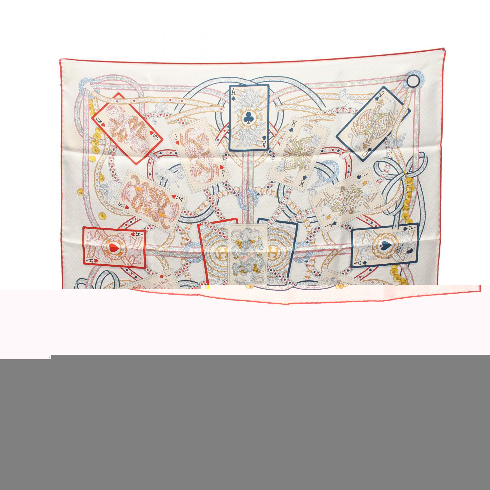 Hermes Silk Scarf Dame de Coeur