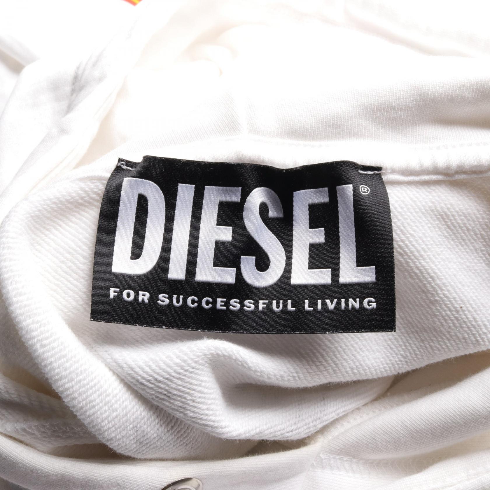 DIESEL Cotton Hoodie Multicolor Men