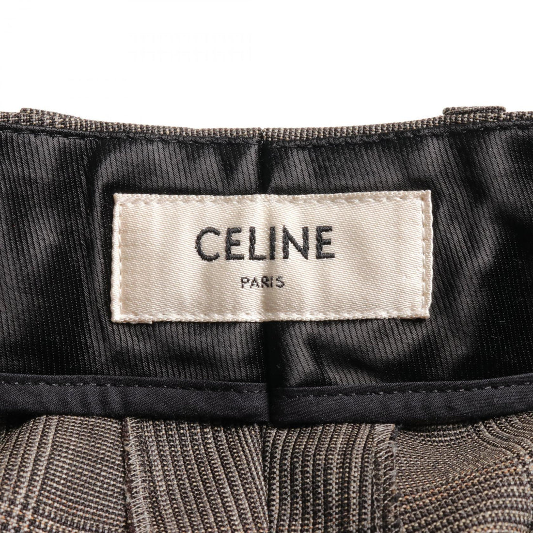 Celine Wool Culottes Prince of Wales