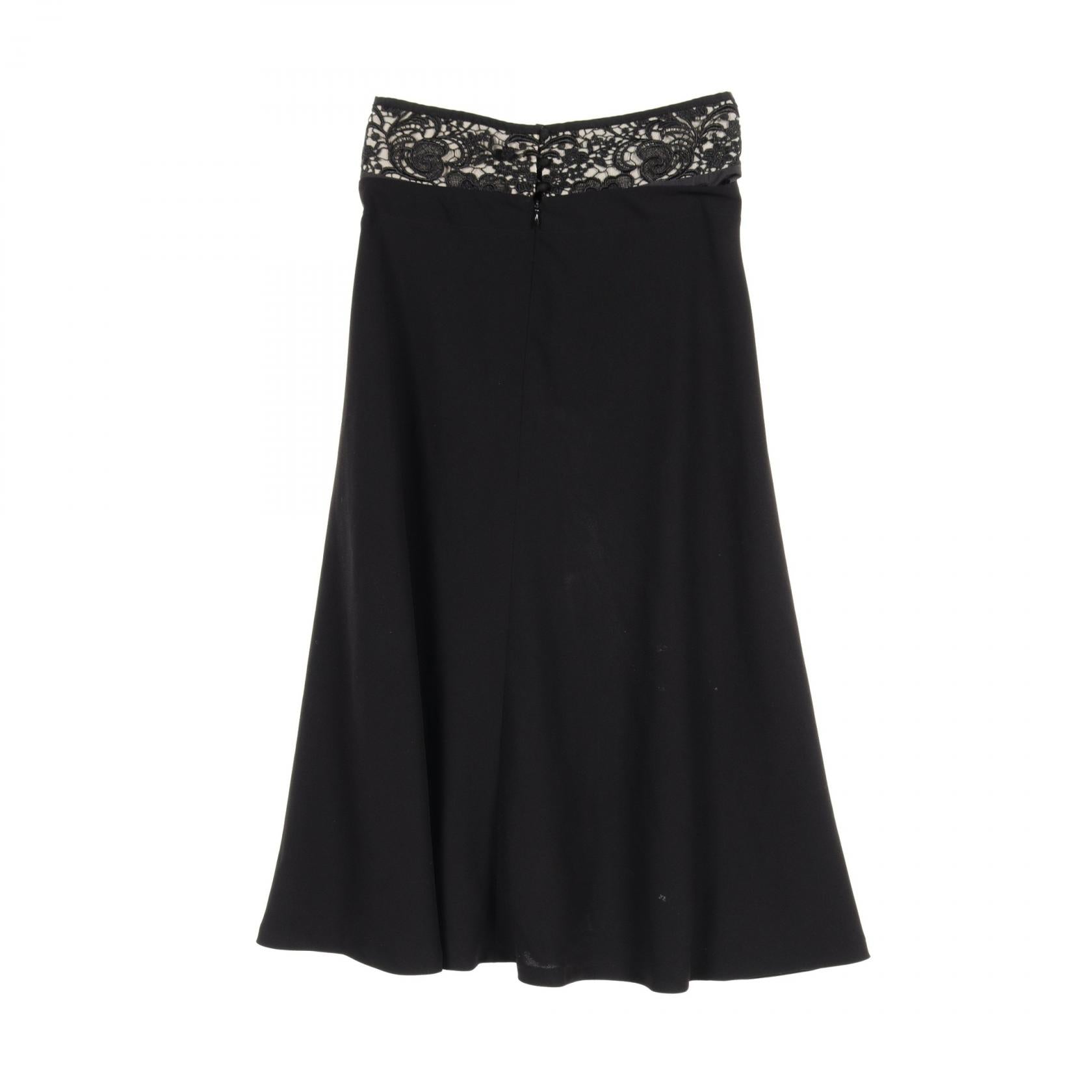 ADORE Polyester Georgette Skirt Black