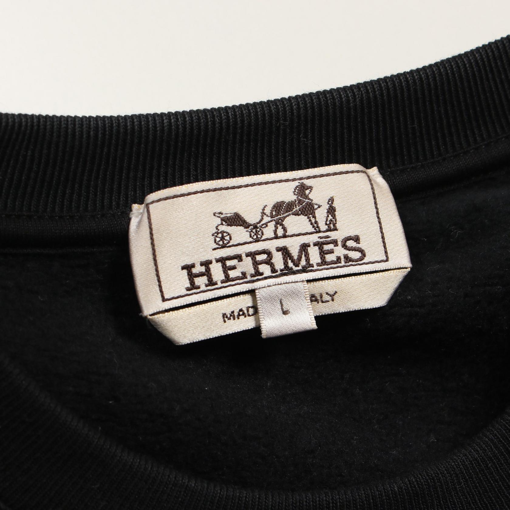 Hermes Ex-Libris Dragon Cotton Sweatshirt