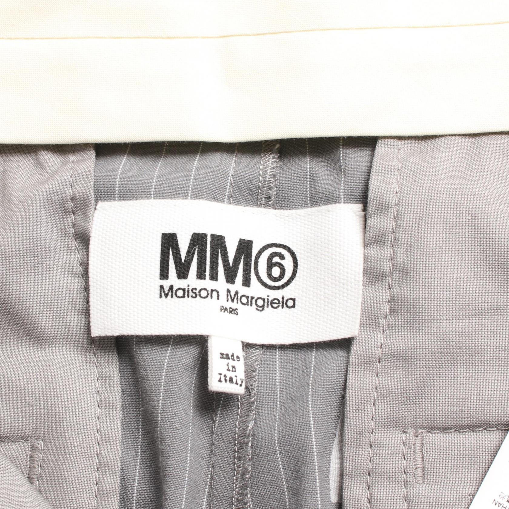 MM6 Women's Polyester Skirt Gray