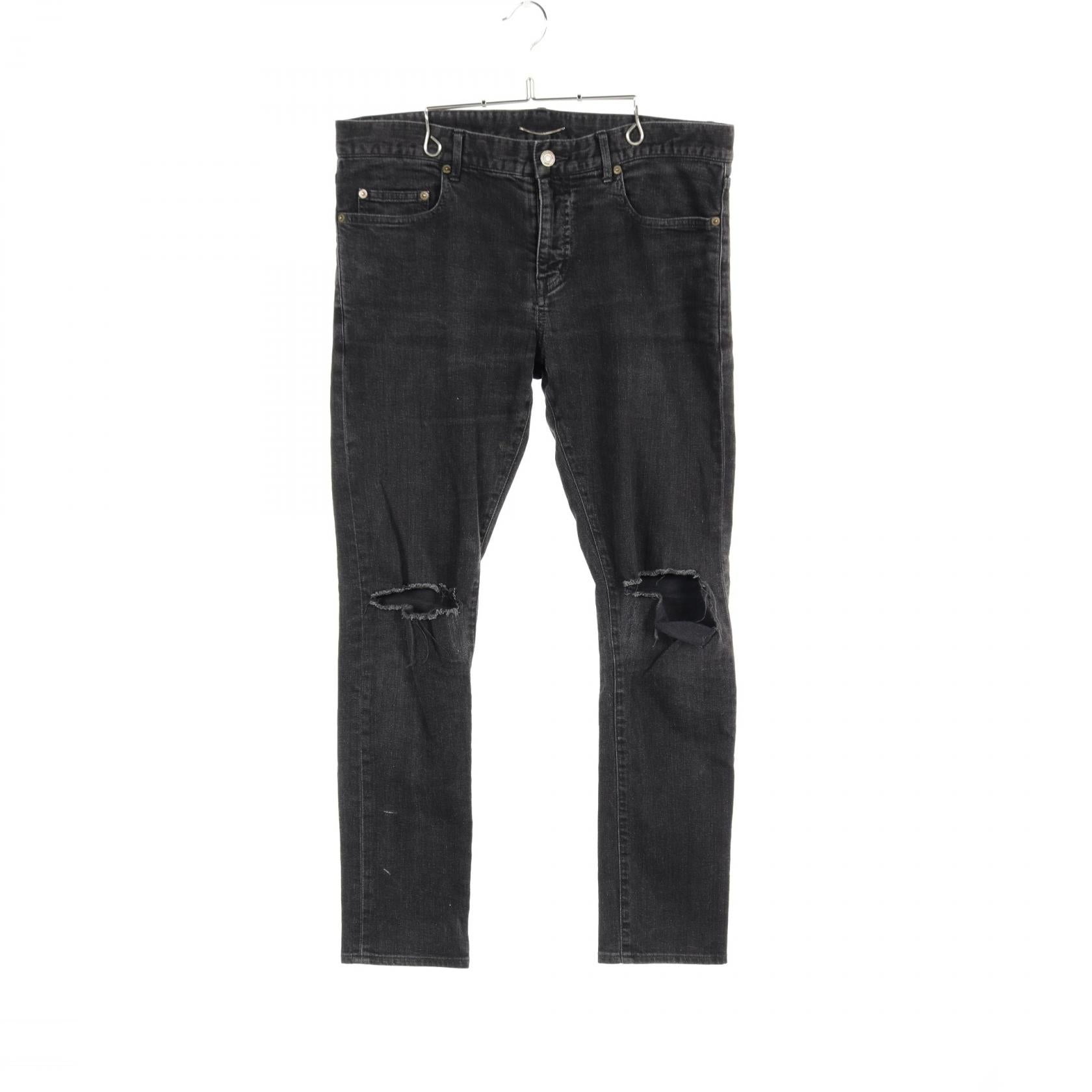 Yves Saint Laurent Cotton Denim Pants