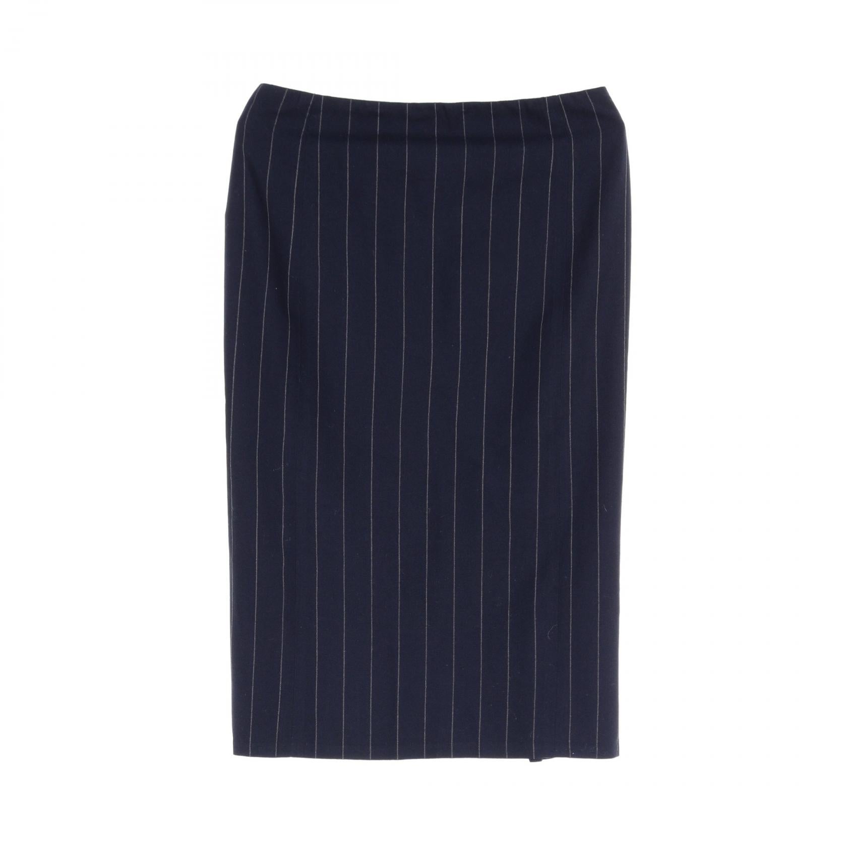 Ralph Lauren Wool Skirt Navy Women