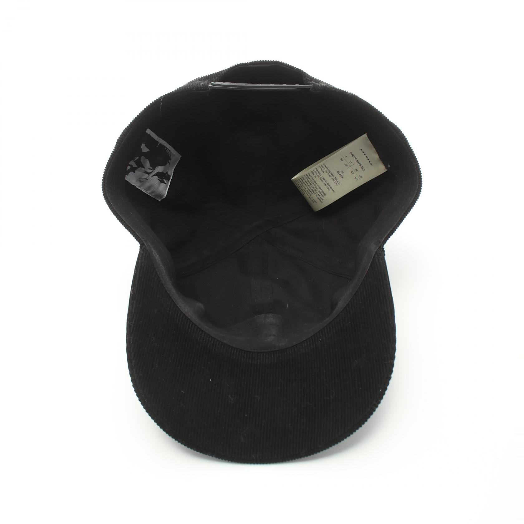 DRKSHDW Corduroy Cap Black