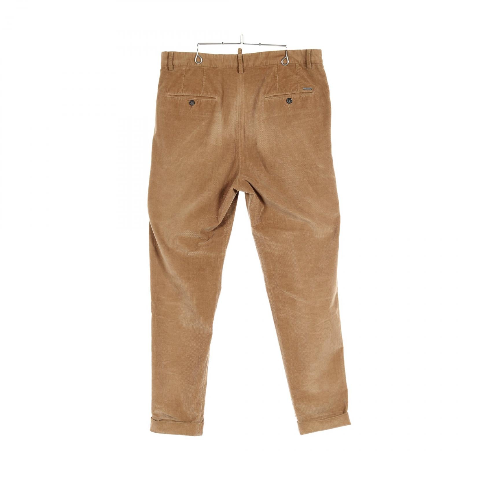 DSQUARED2 Cotton Pants Brown Men