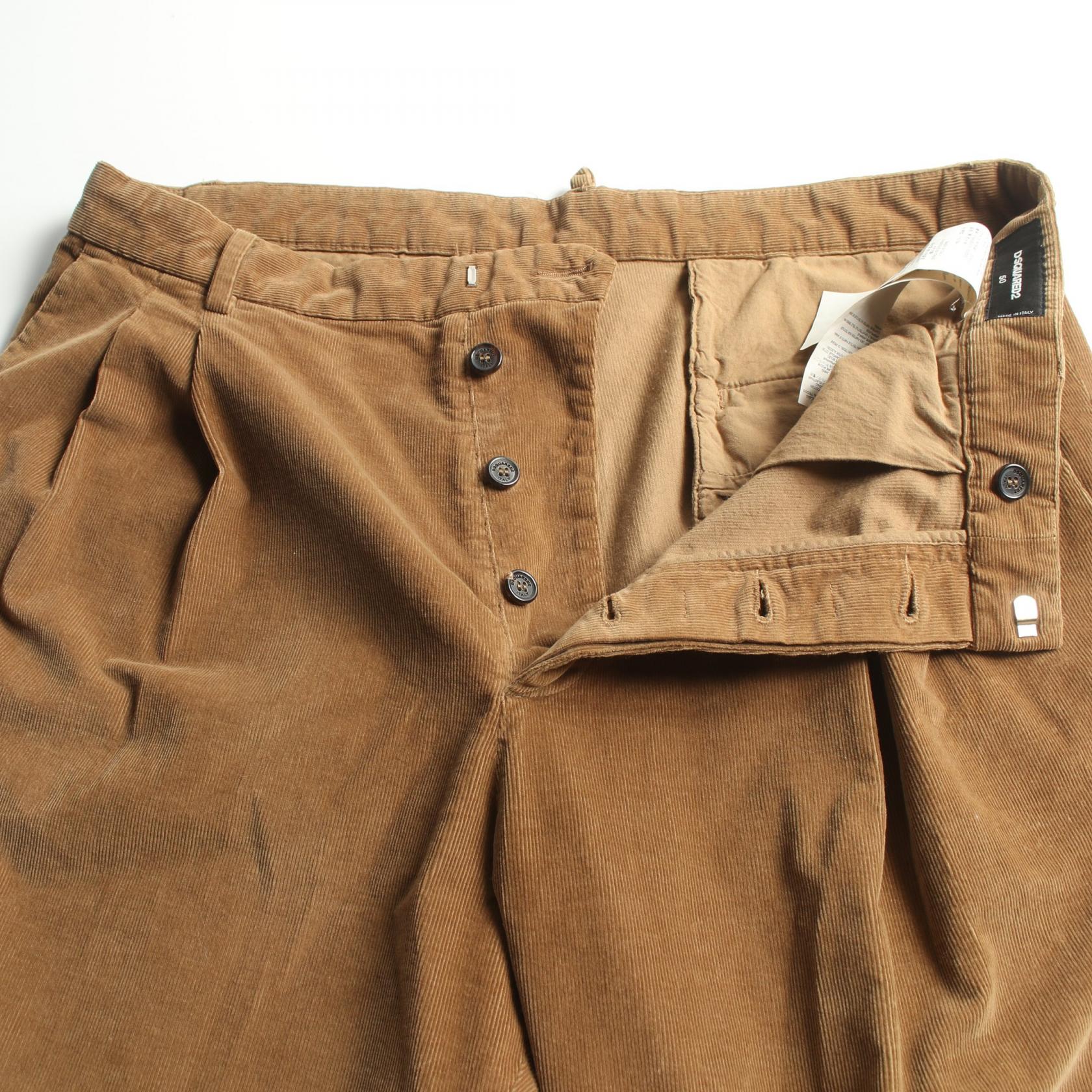 DSQUARED2 Cotton Pants Brown Men