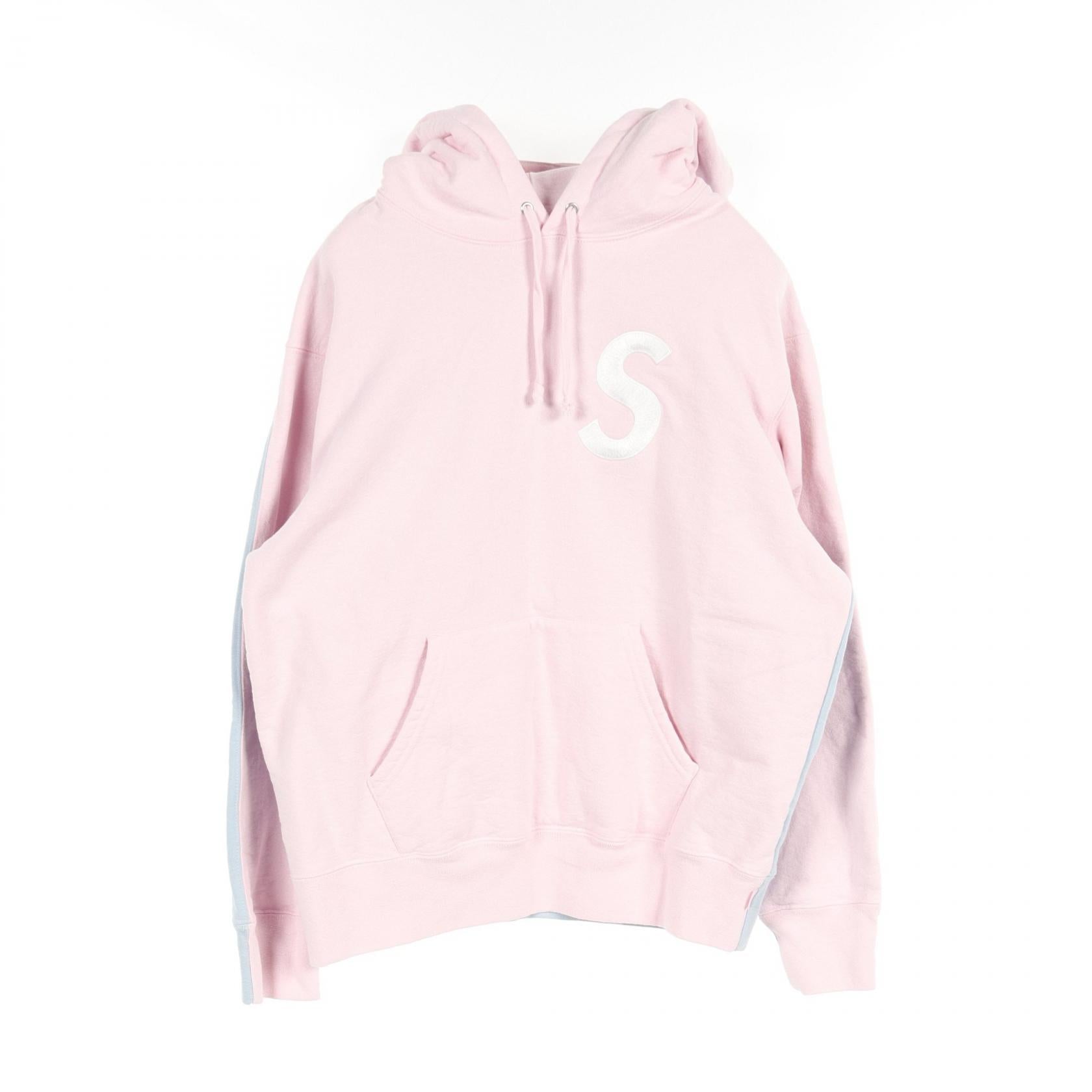 Supreme S Logo Split Hooded Sweatshirt