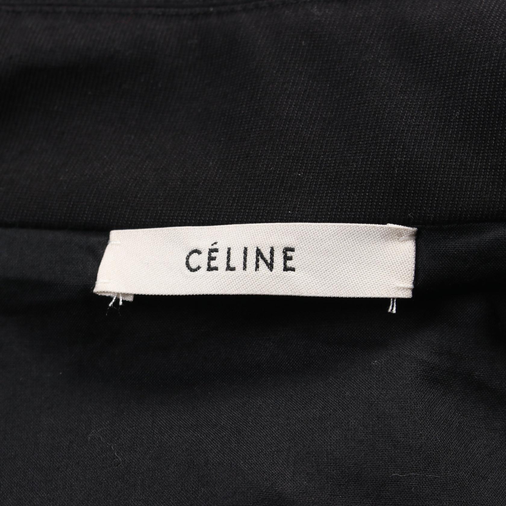 Celine Silk Cotton Side Slit Outerwear